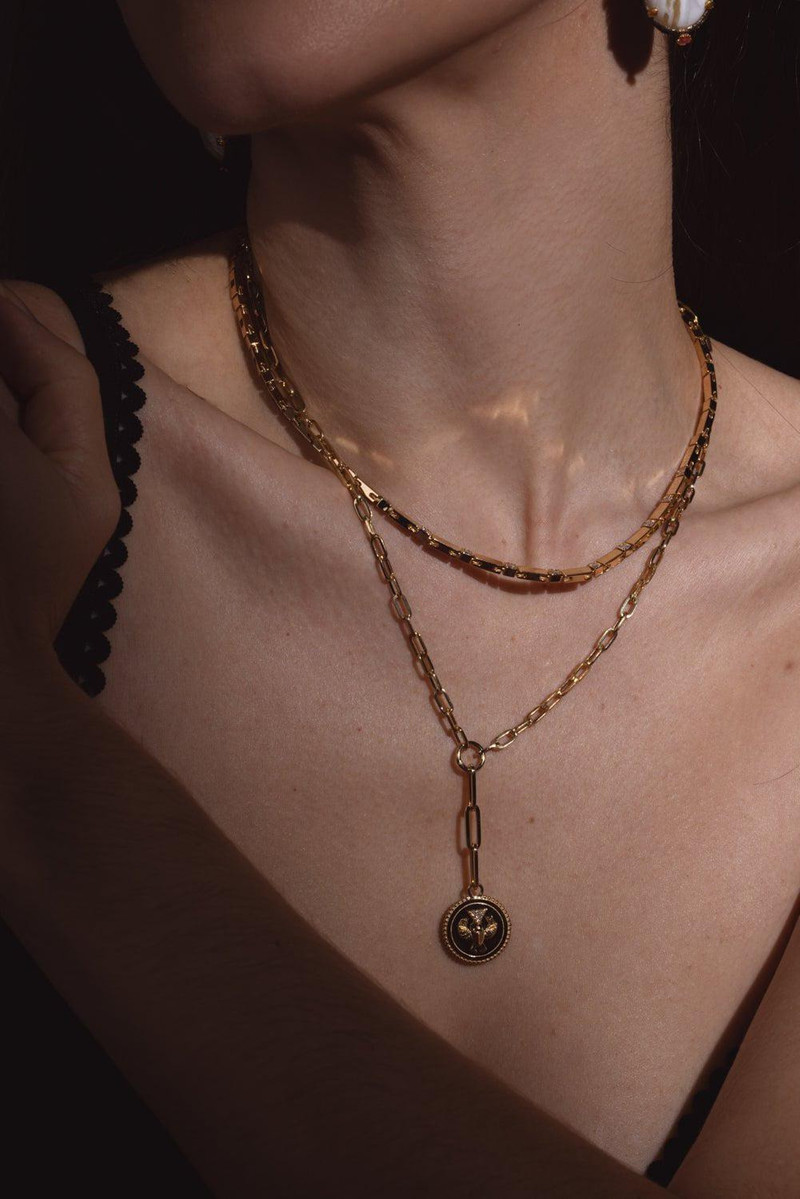 FOUNDRAE Protection - Refined Clip Extension Chain Necklace outlook