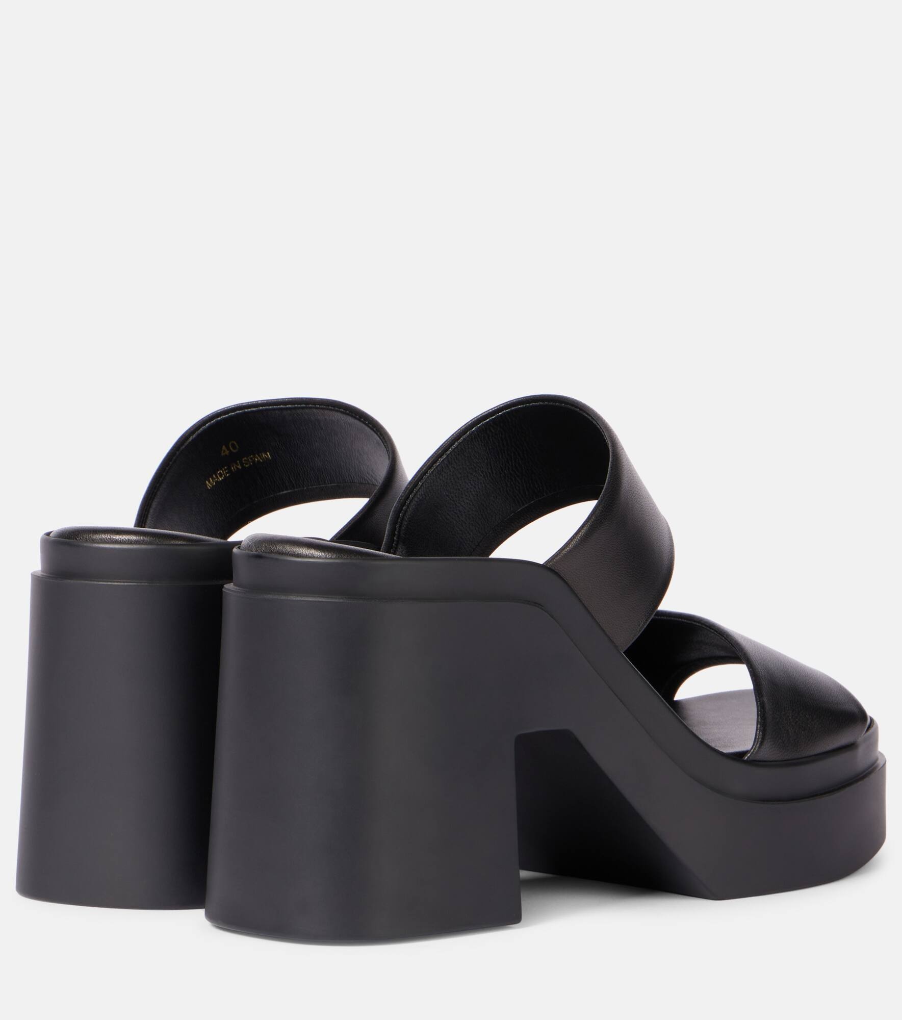 Next 110 leather platform mules - 2