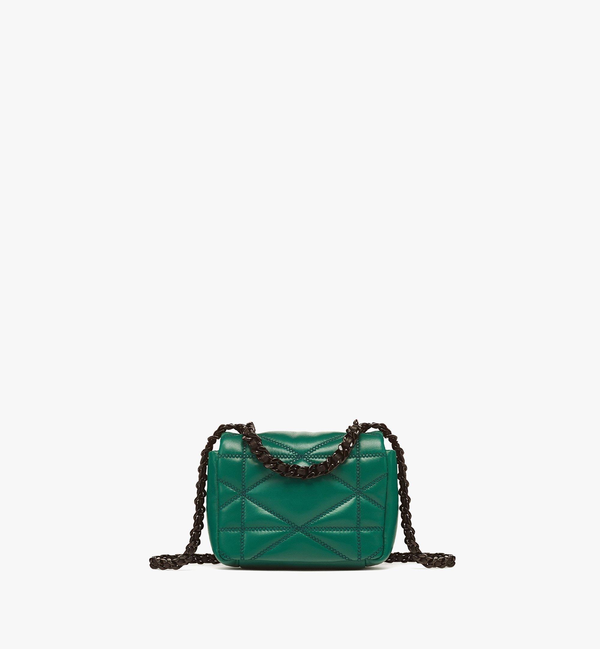 Travia Satchel in Cloud Quilted Leather - 5