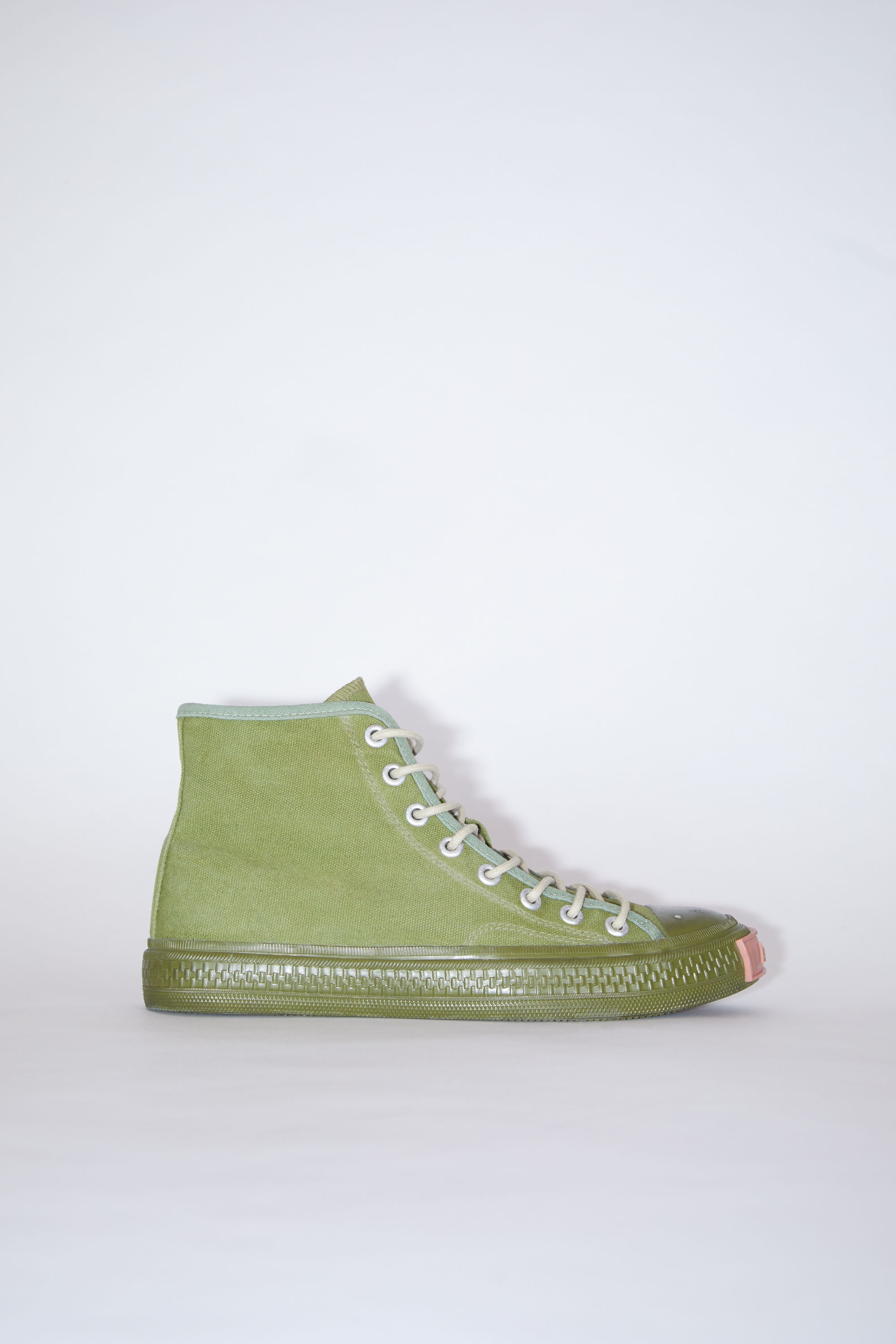 High top sneakers - Olive green - 1