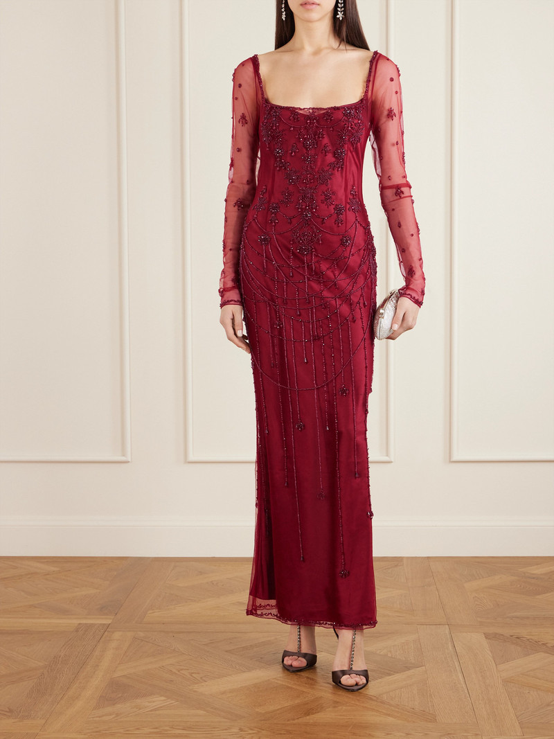 CLIO PEPPIATT Chandelier Embellished Tulle Gown outlook