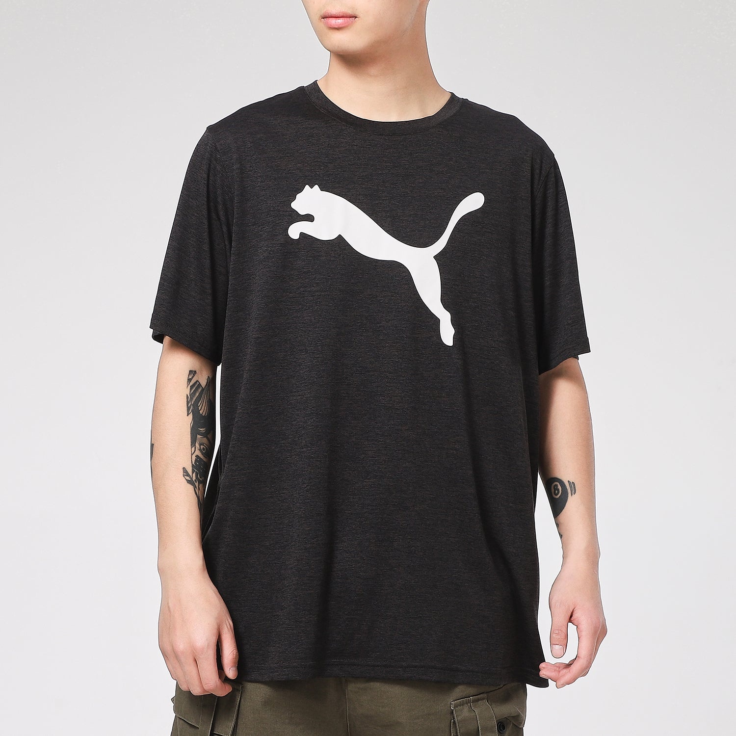 PUMA Train Favorite Heather T-shirt 'Black' 520139-07 - 3