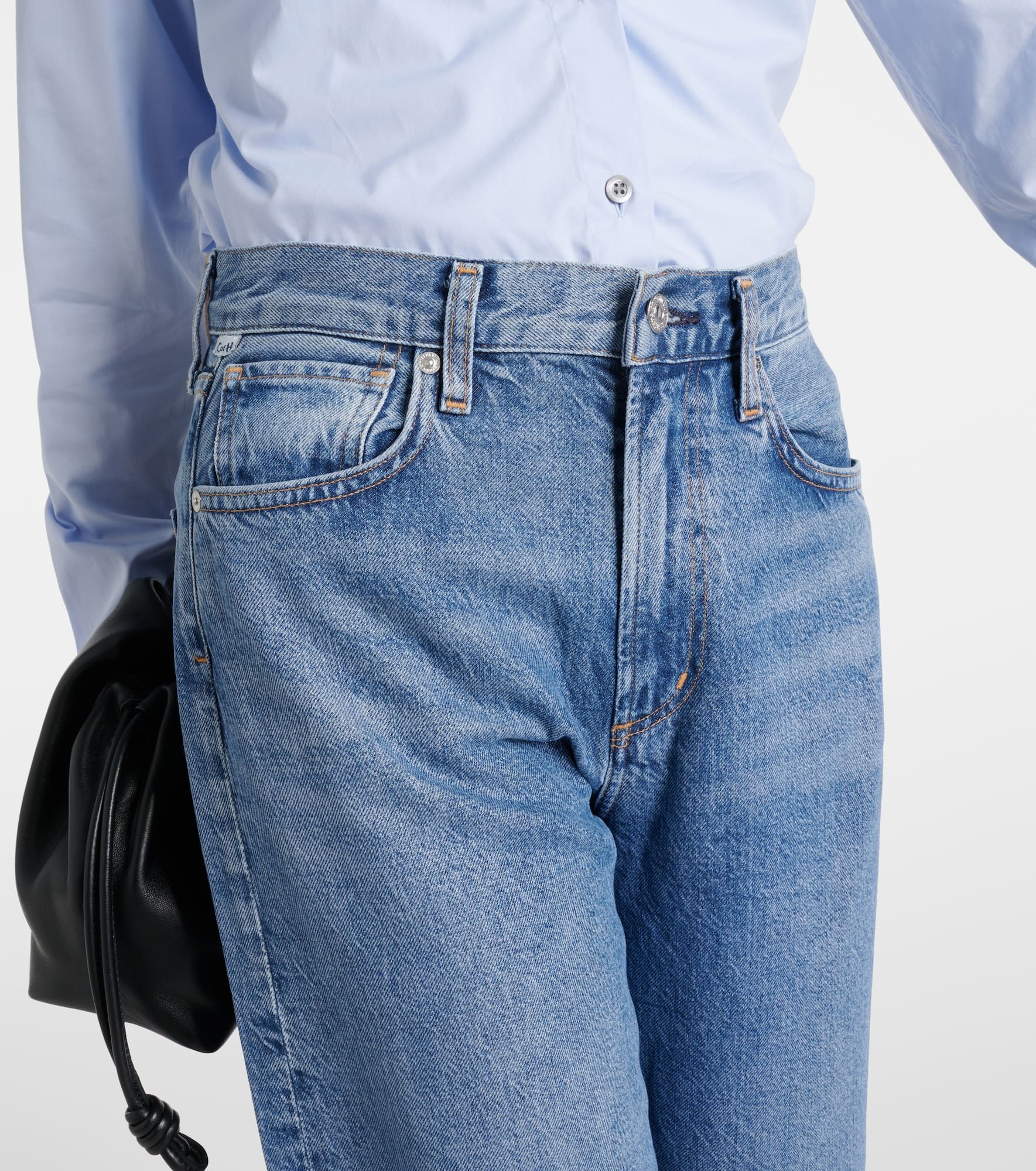 Paloma mid-rise wide-leg jeans - 4