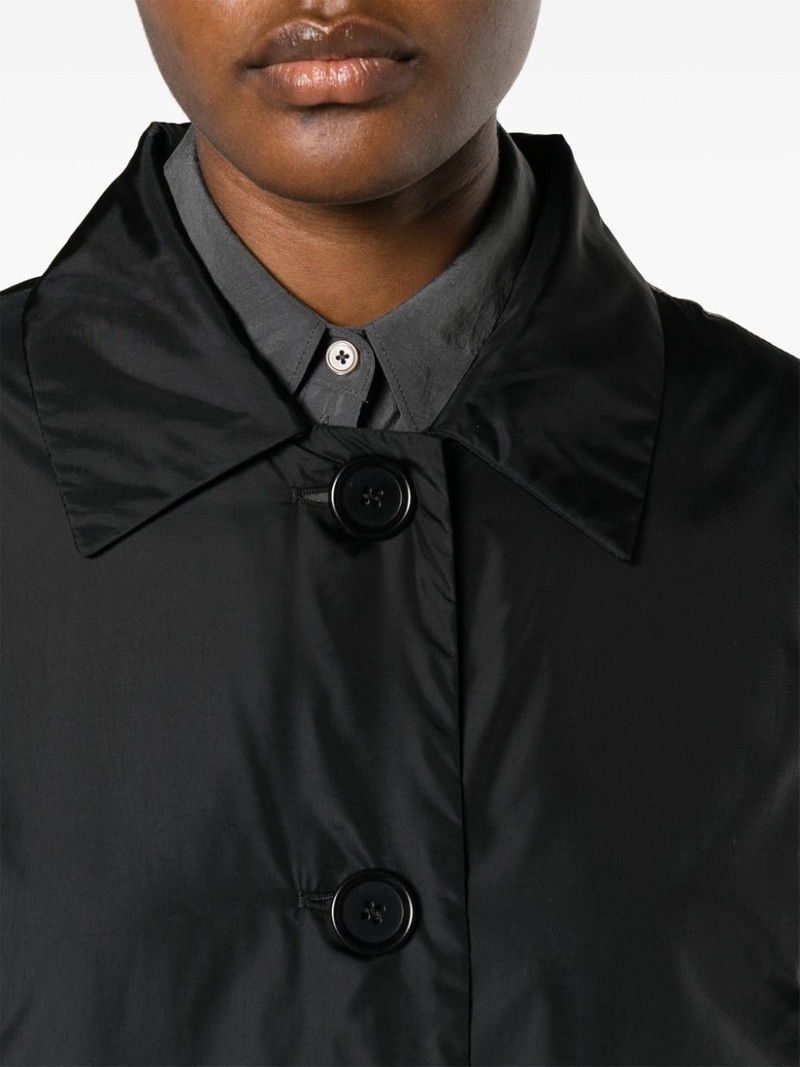 buttoned-up padded trench coat 5