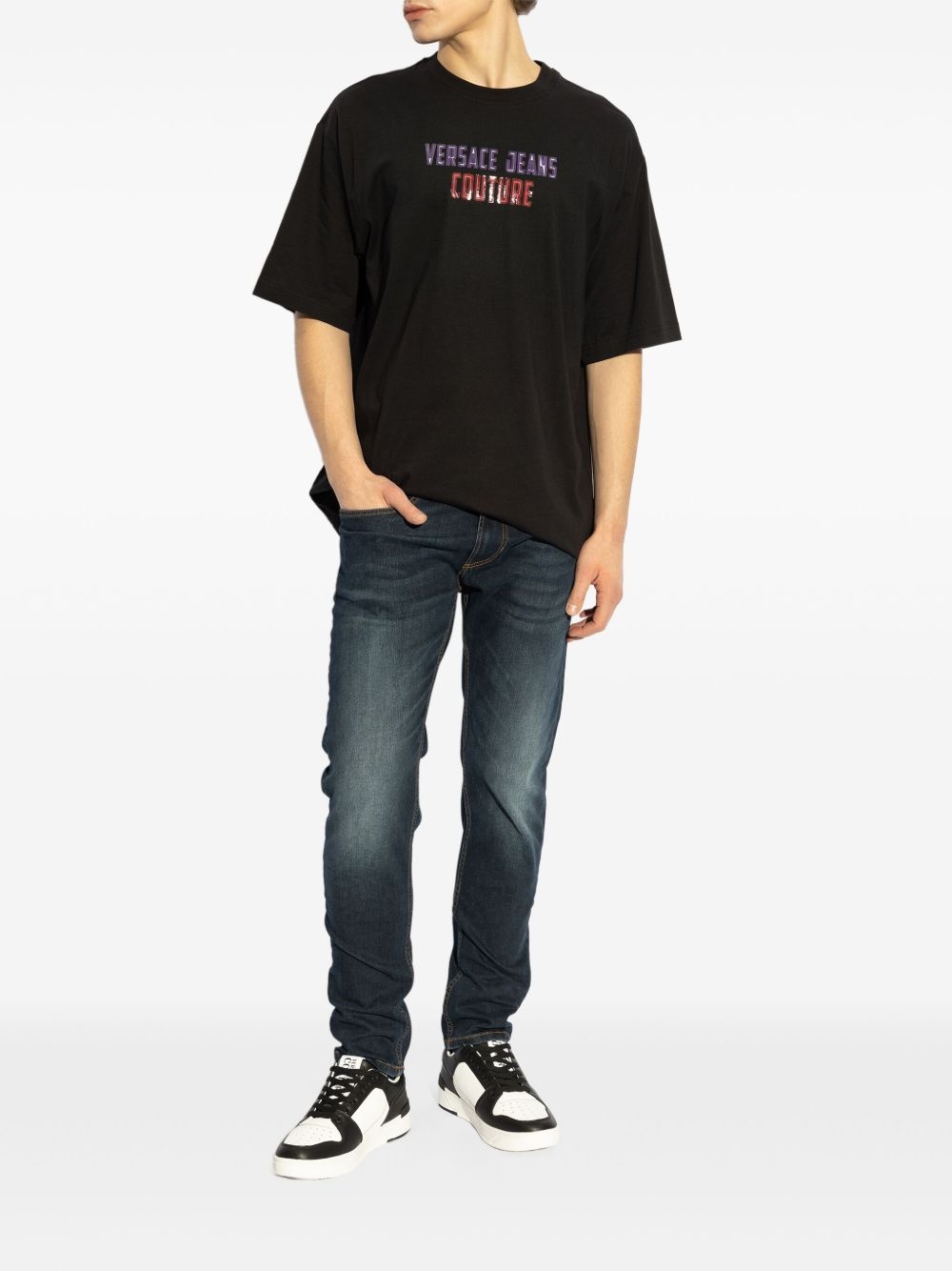 logo print t-shirt - 2