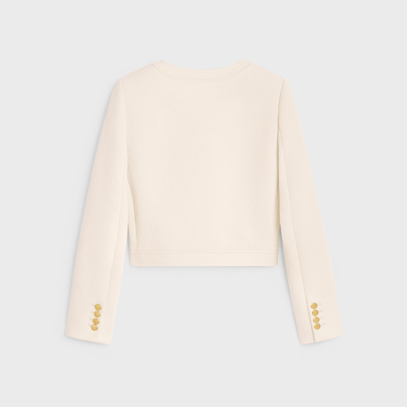CELINE dani jacket in boutis cotton outlook