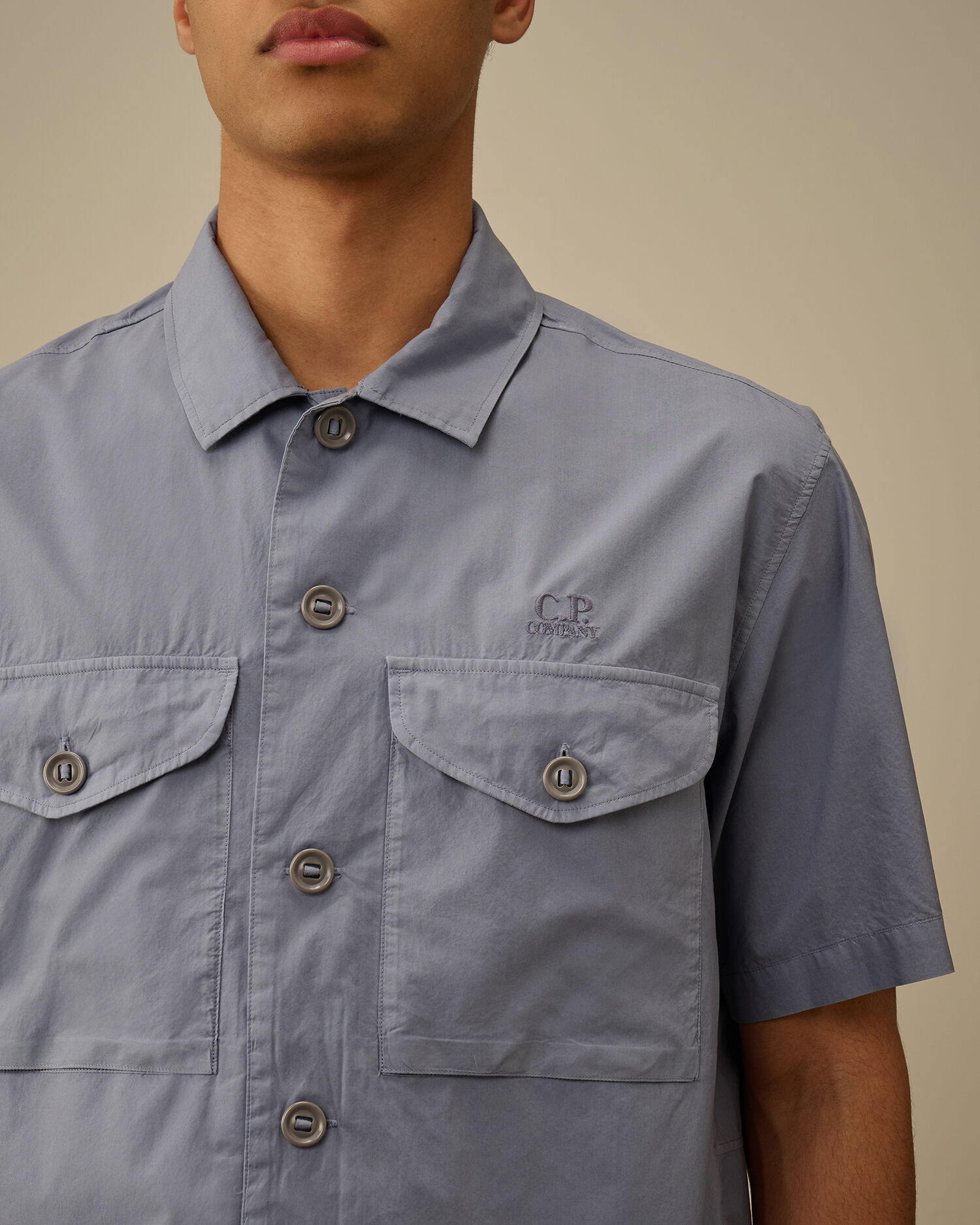 Popeline Boxy Short Sleeve Shirt - 5