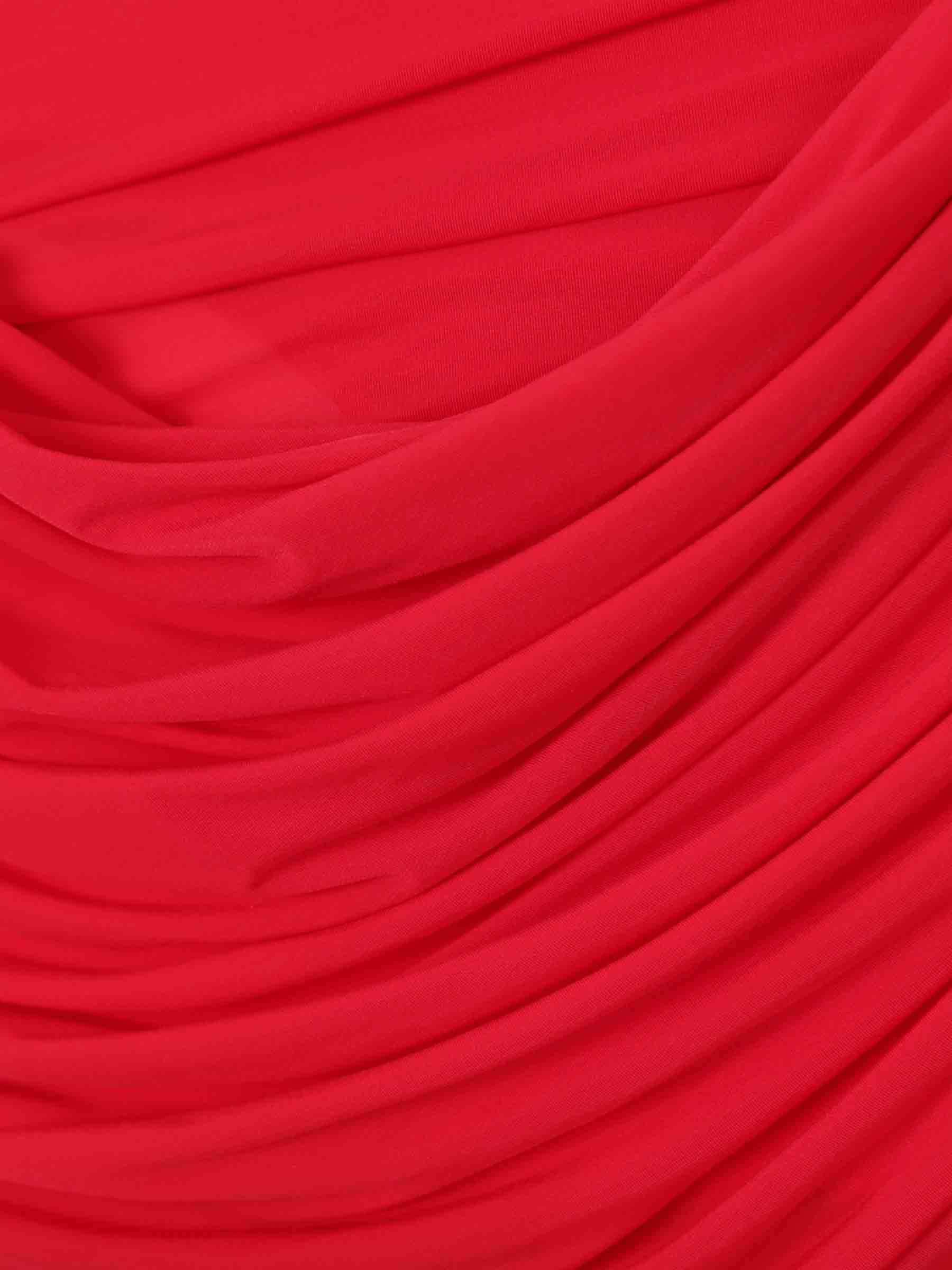 DRAPED MIDI DRESS - 3