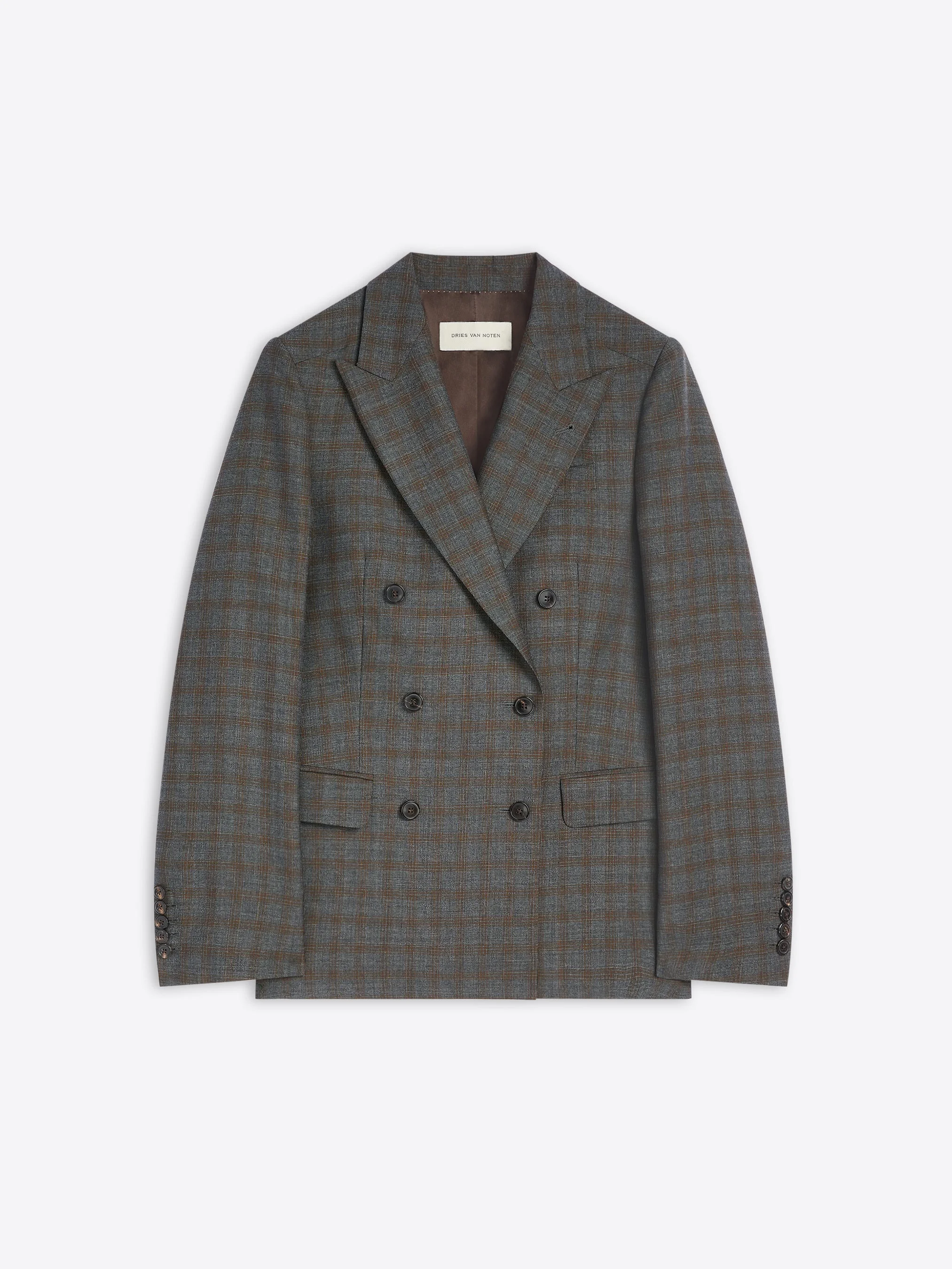 DOUBLE BREASTED WOOL BLAZER - 1
