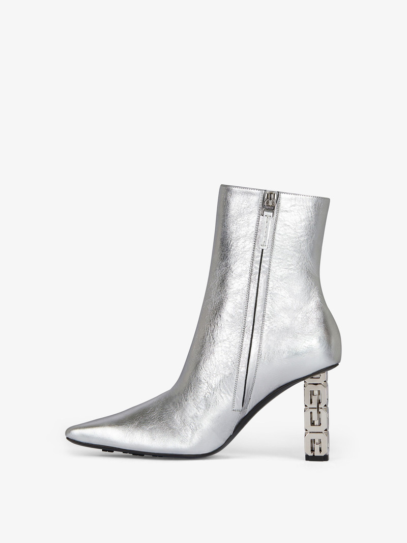 Givenchy G CUBE ANKLE BOOT IN LEATHER outlook