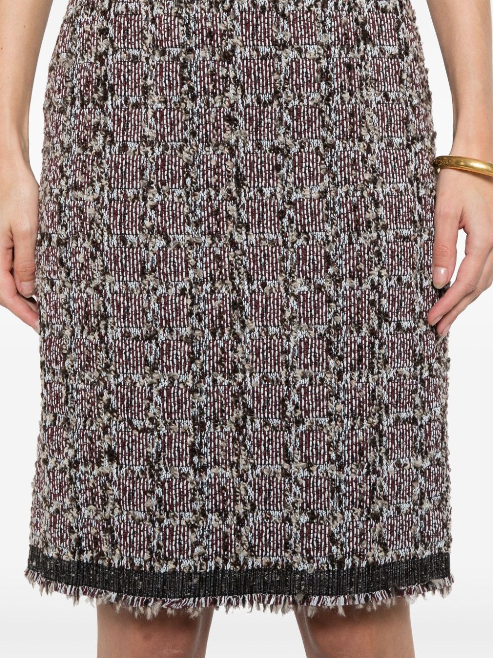 tweed midi dress - 5