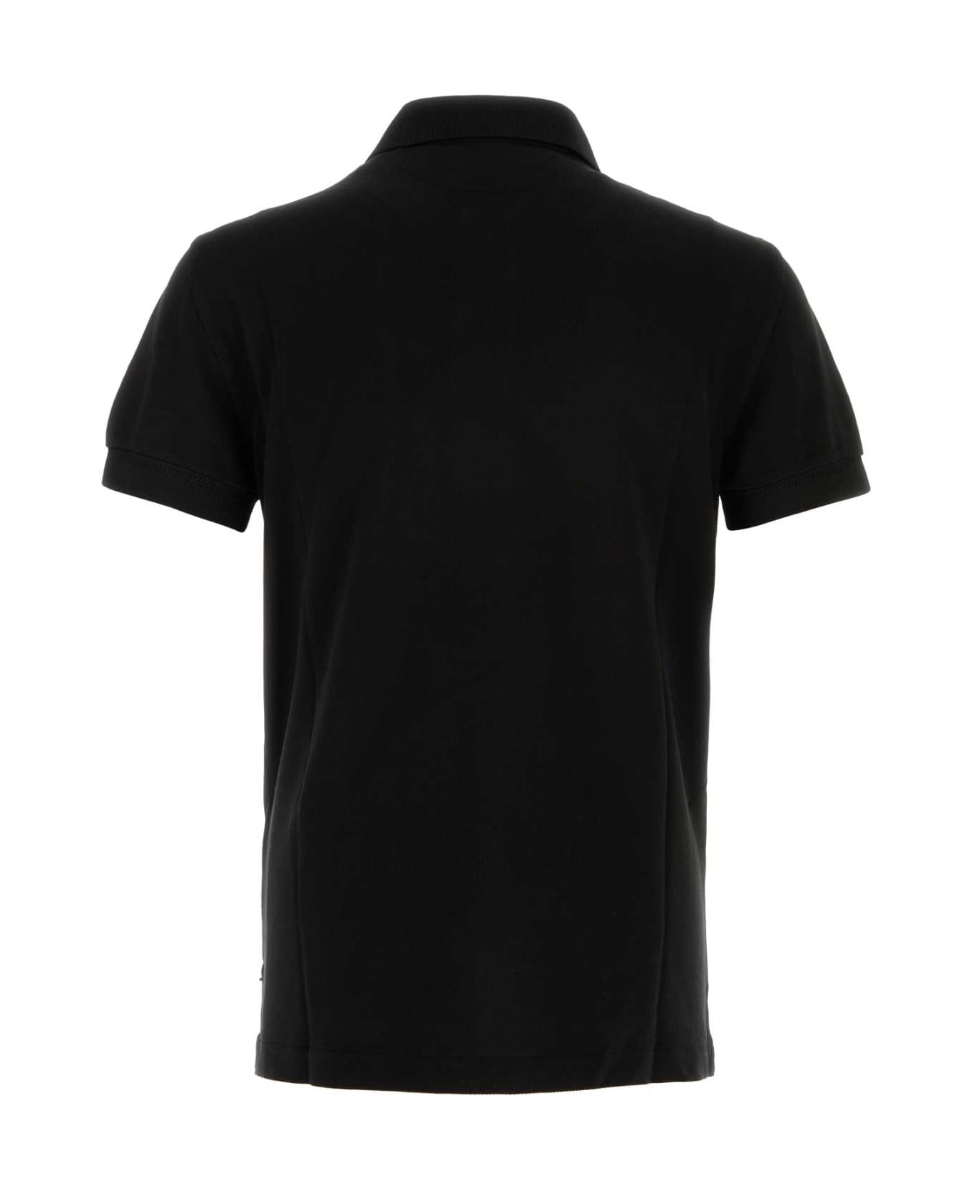 Black Piquet Polo Shirt - 2