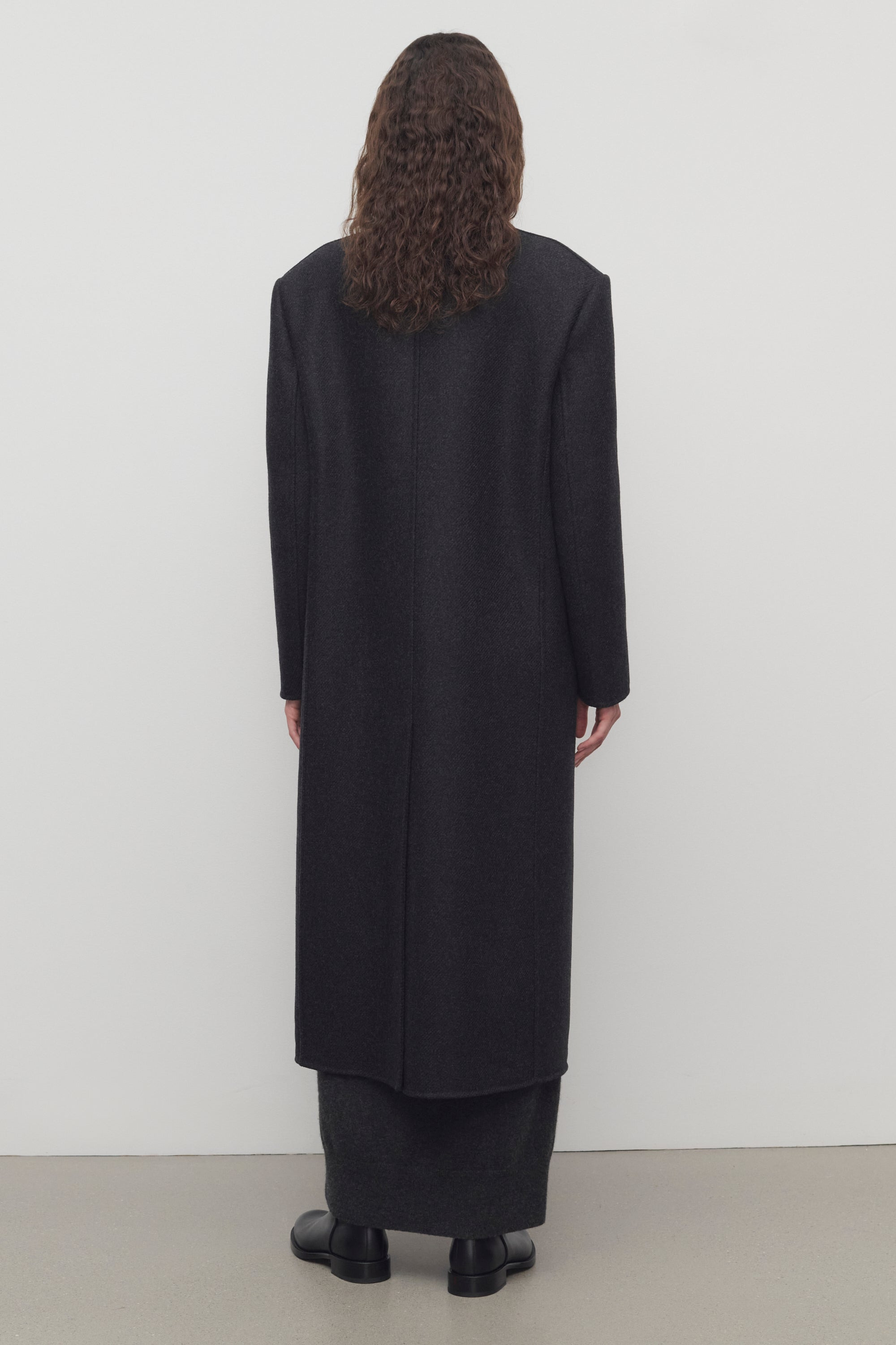 Hariet Coat in Virgin Wool and Cashmere - 5