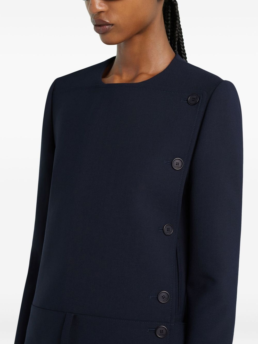 buttoned tailored jacket - 5