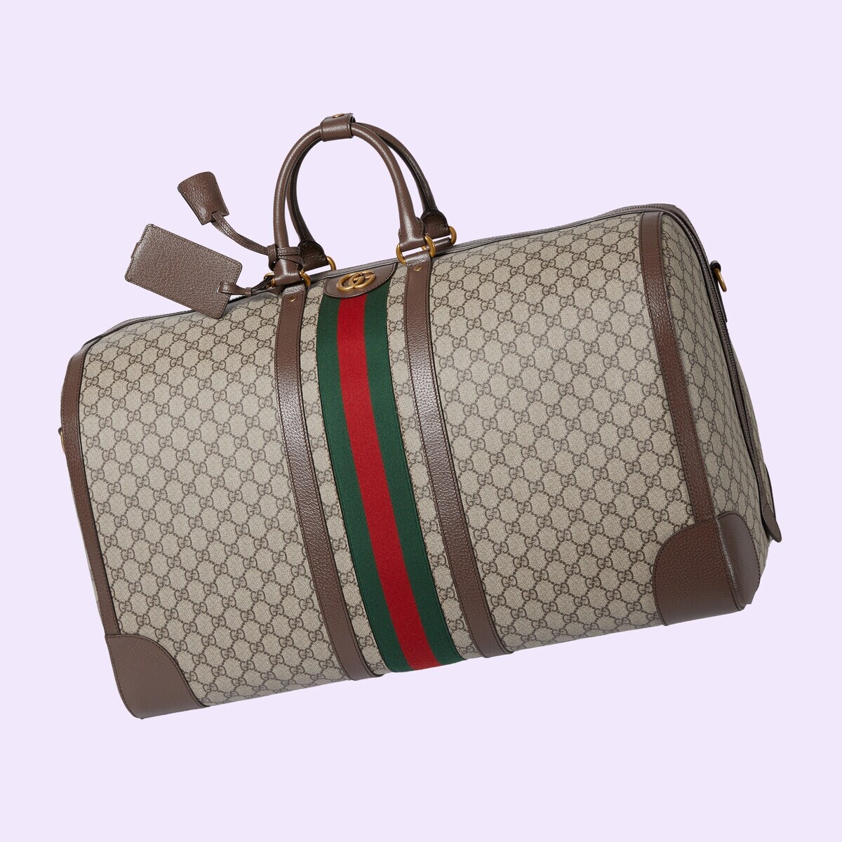 Gucci Savoy small duffle bag in red leather