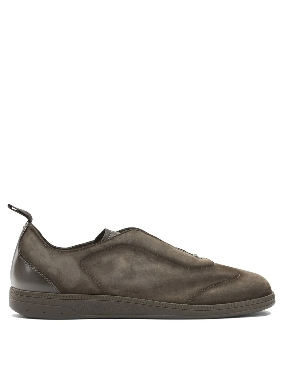 Santoni Sneaker With Elastic Laces - 1