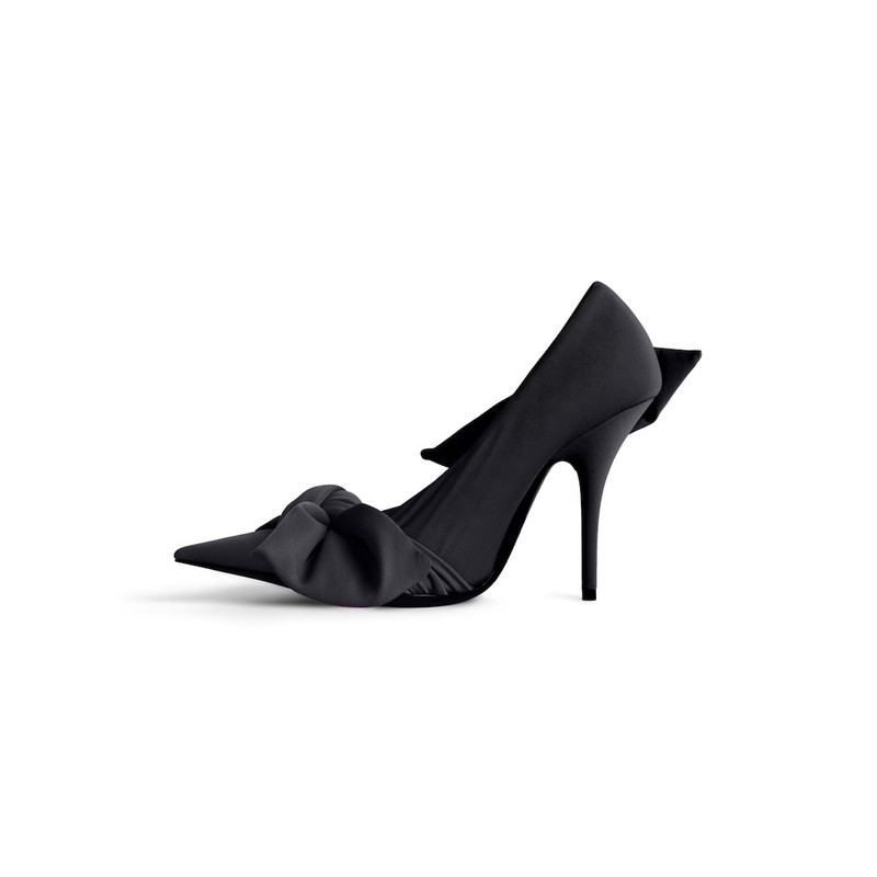 BALENCIAGA Women's Knife Knot 110mm Pump  in Black outlook