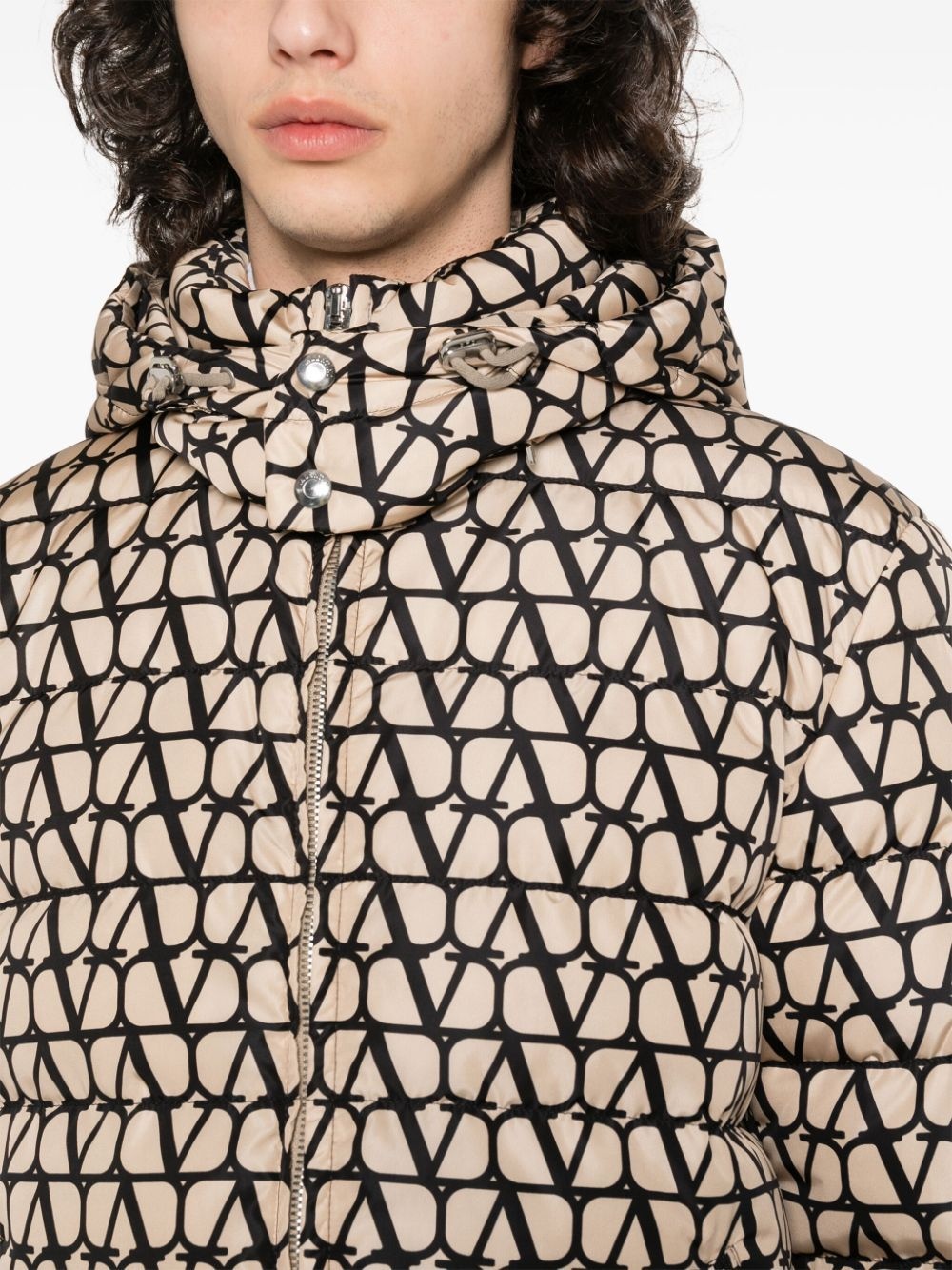 Toile Iconographe-print padded jacket - 5
