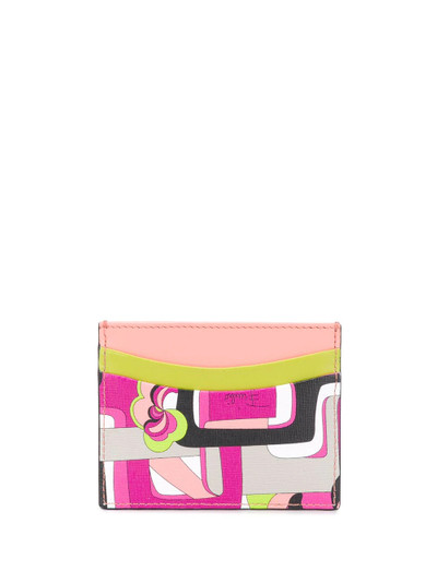 EMILIO PUCCI x Koché Elleboro print cardholder outlook