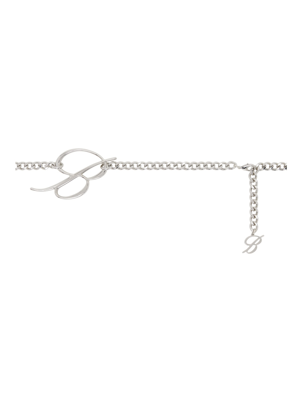 Silver 'B' Monogram Belt - 1