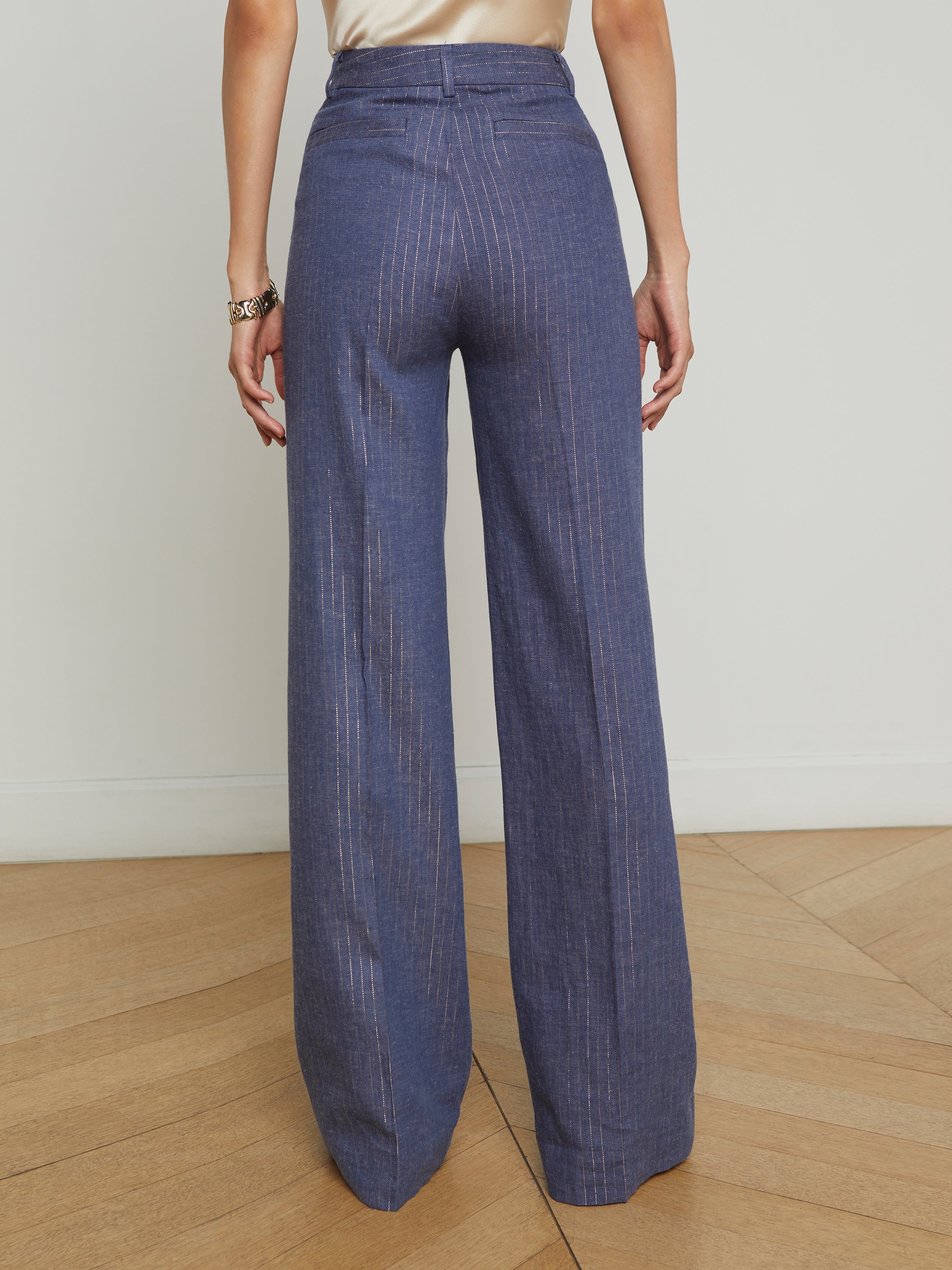 Livvy Pinstriped Trouser - 6