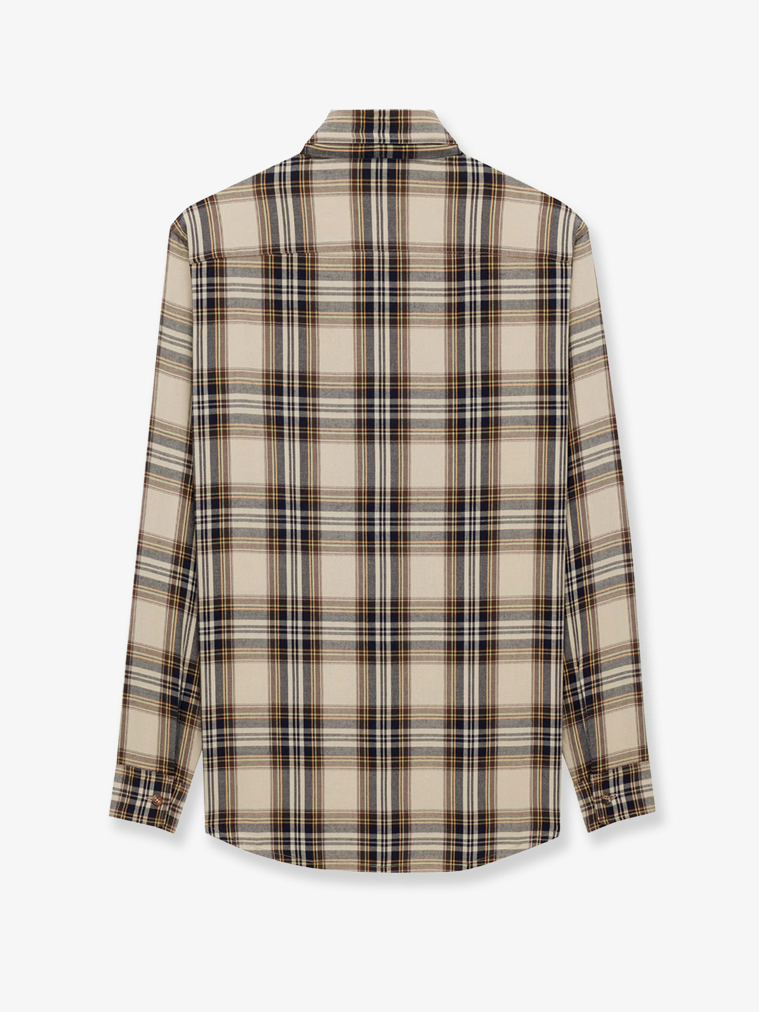 Cotton Tartan Lavallière Shirt - 4