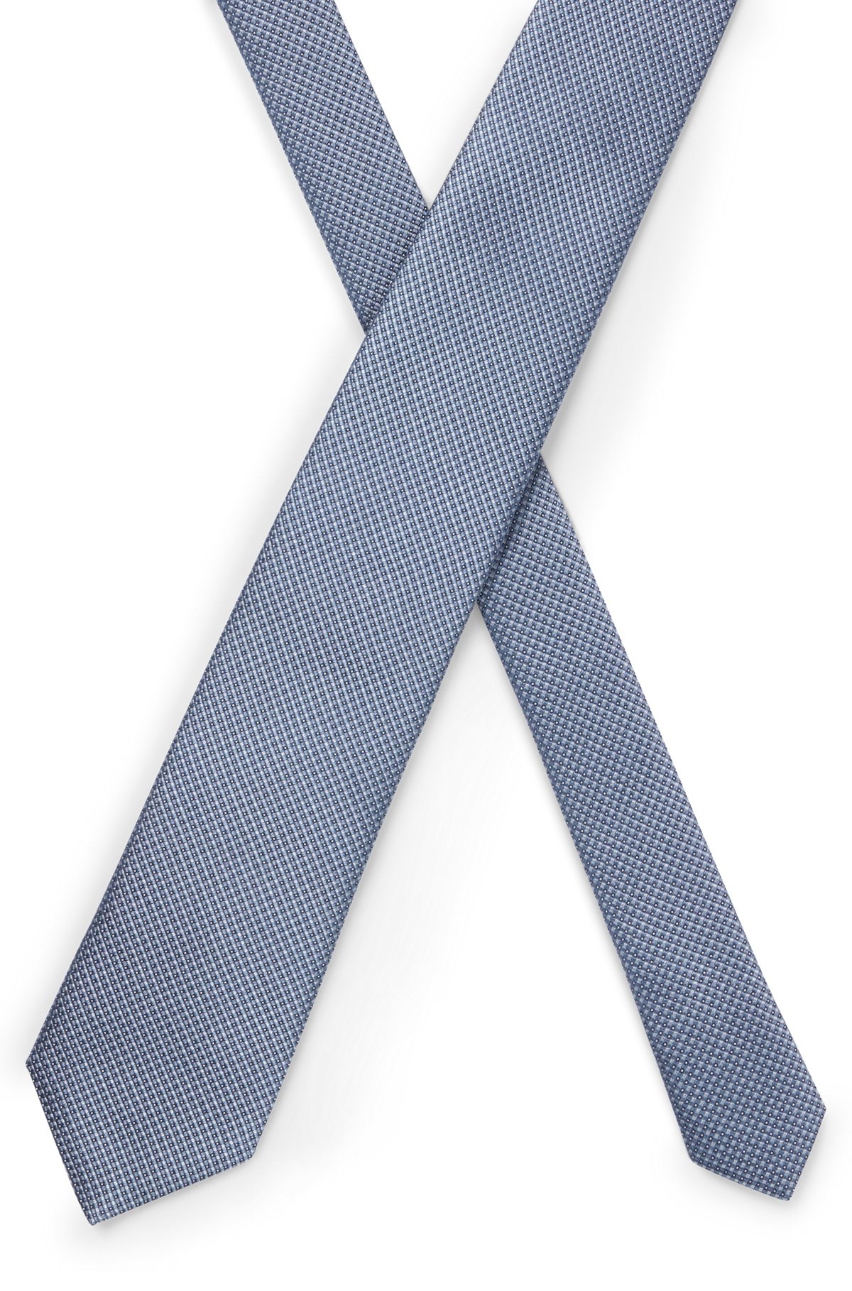 SILK-BLEND TIE WITH JACQUARD PATTERN - 4