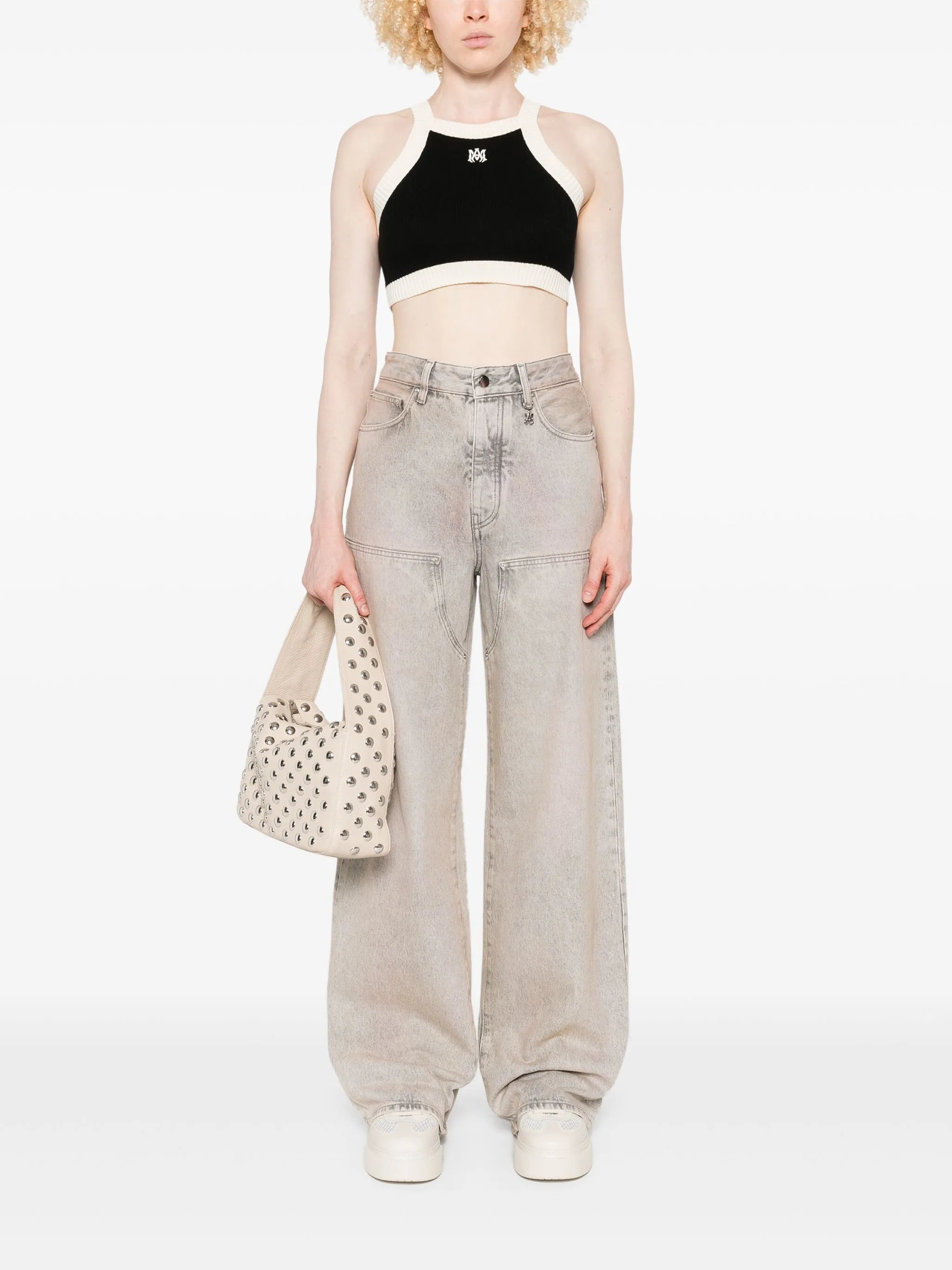 Amiri Ma Cropped Tank Top - 2