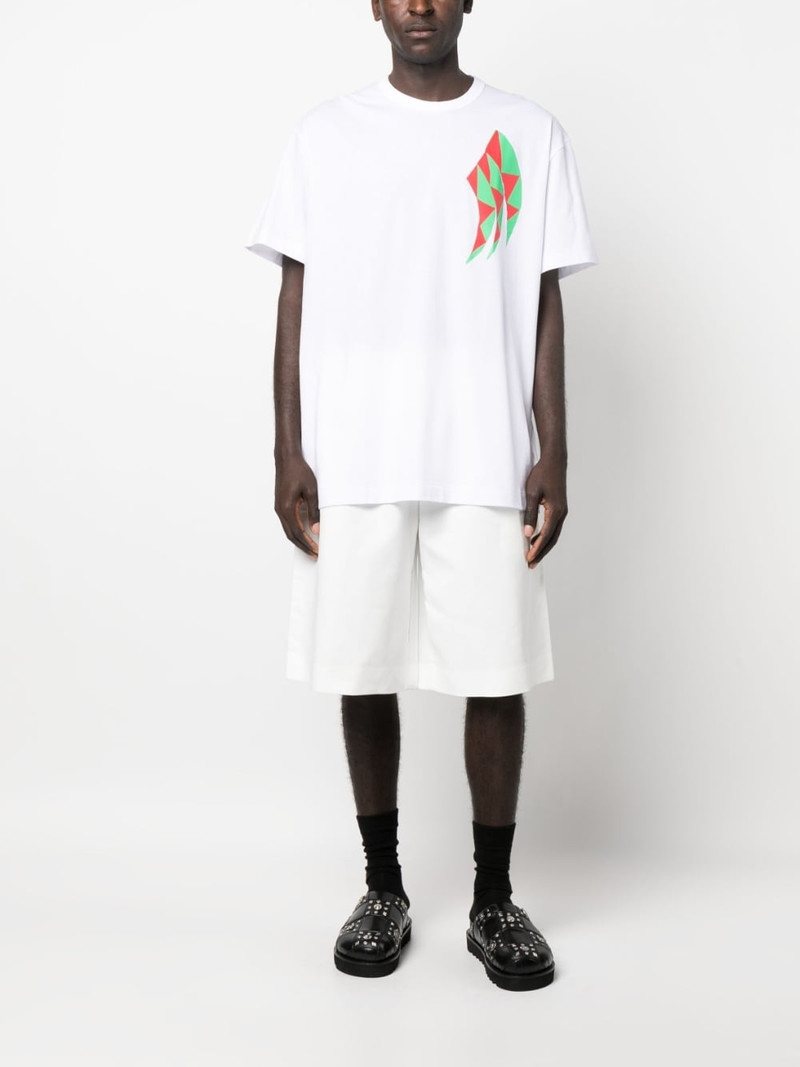 Comme des Garçons Homme Plus wide-leg tailored shorts outlook