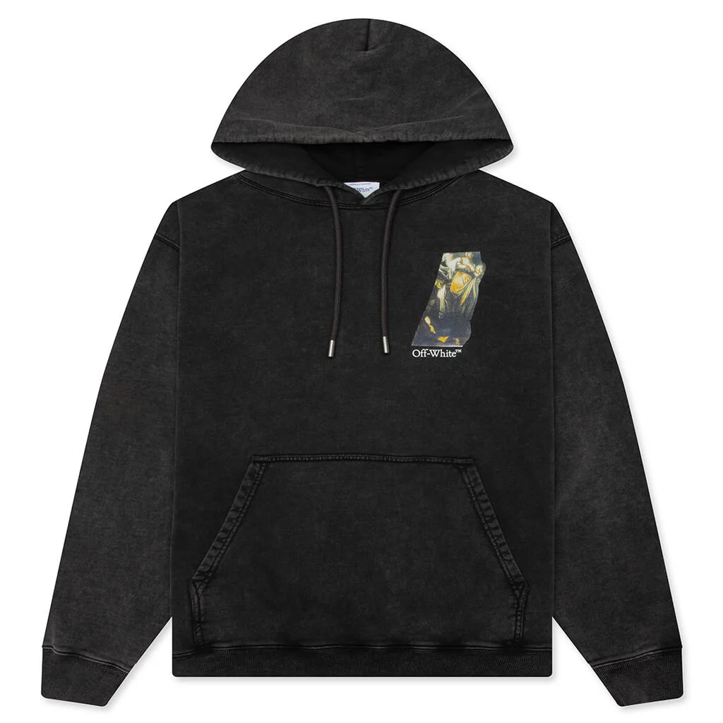 OFF WHITE X FEATURE SKATE HOODIE - DARK GREY - 1