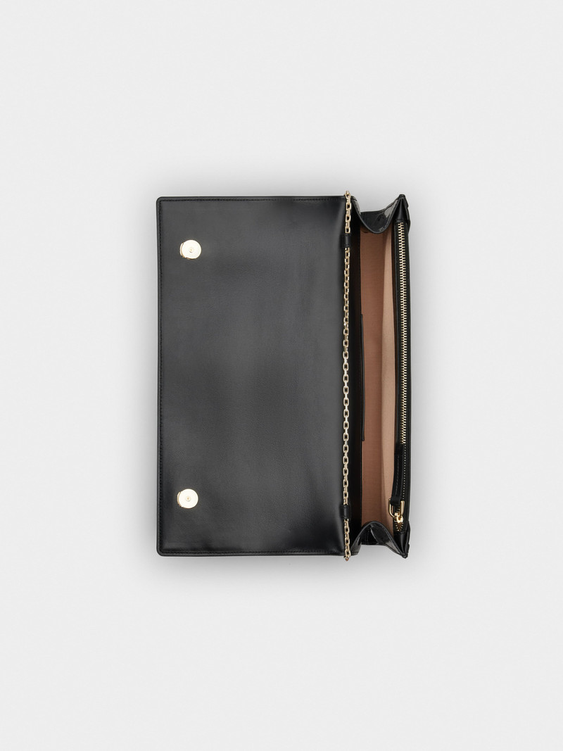 Belle Vivier Clutch in leather 5