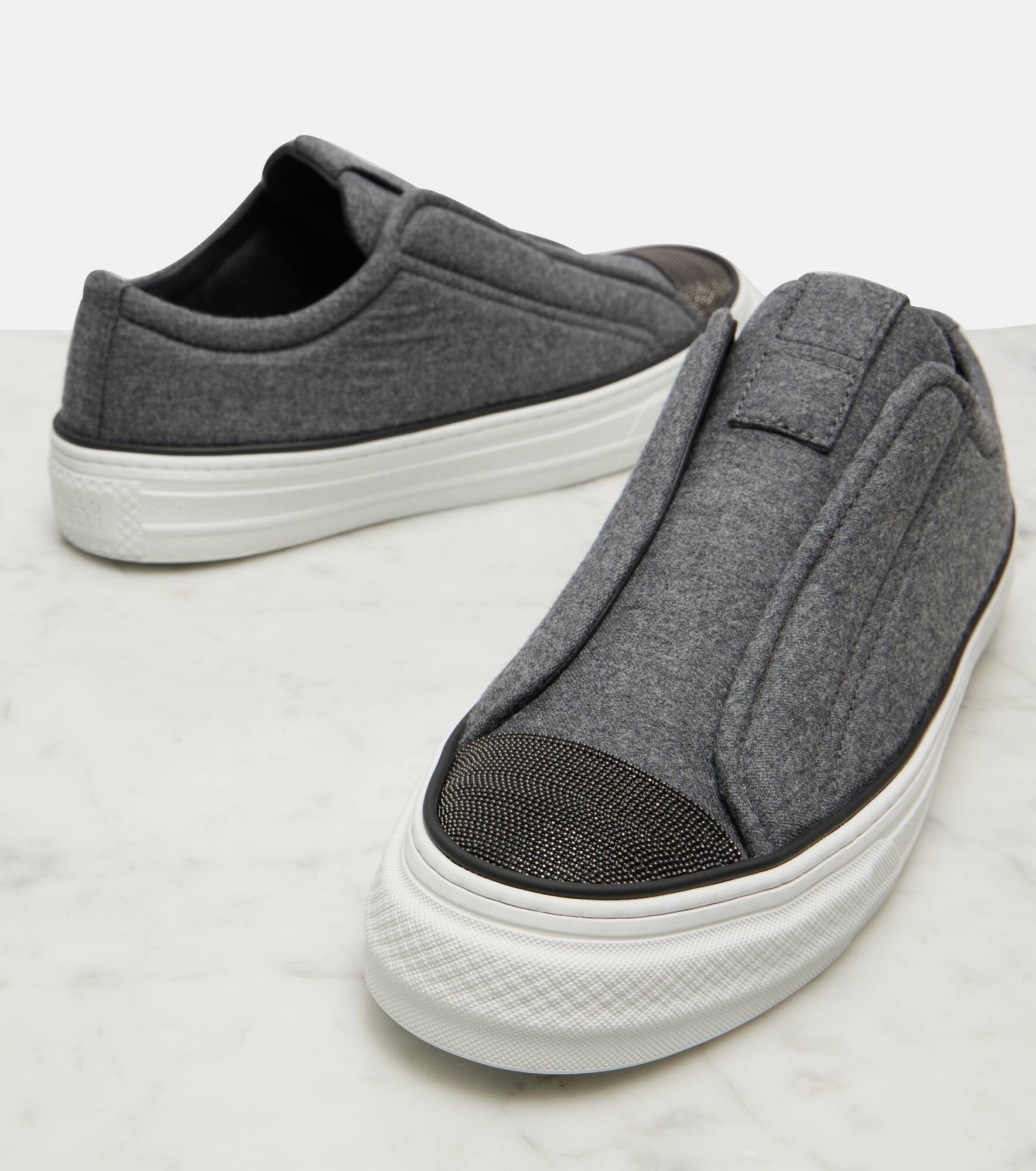 Low-top slip-on sneakers - 5