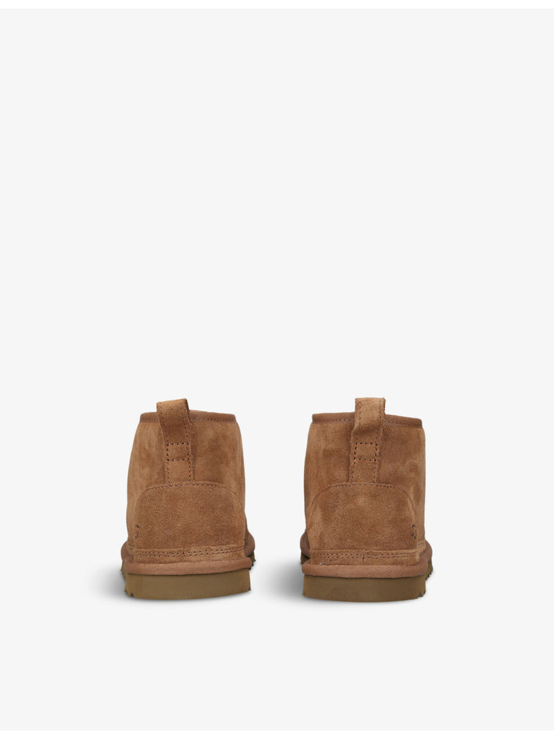 UGG Neumel logo-debossed suede chukka boots outlook
