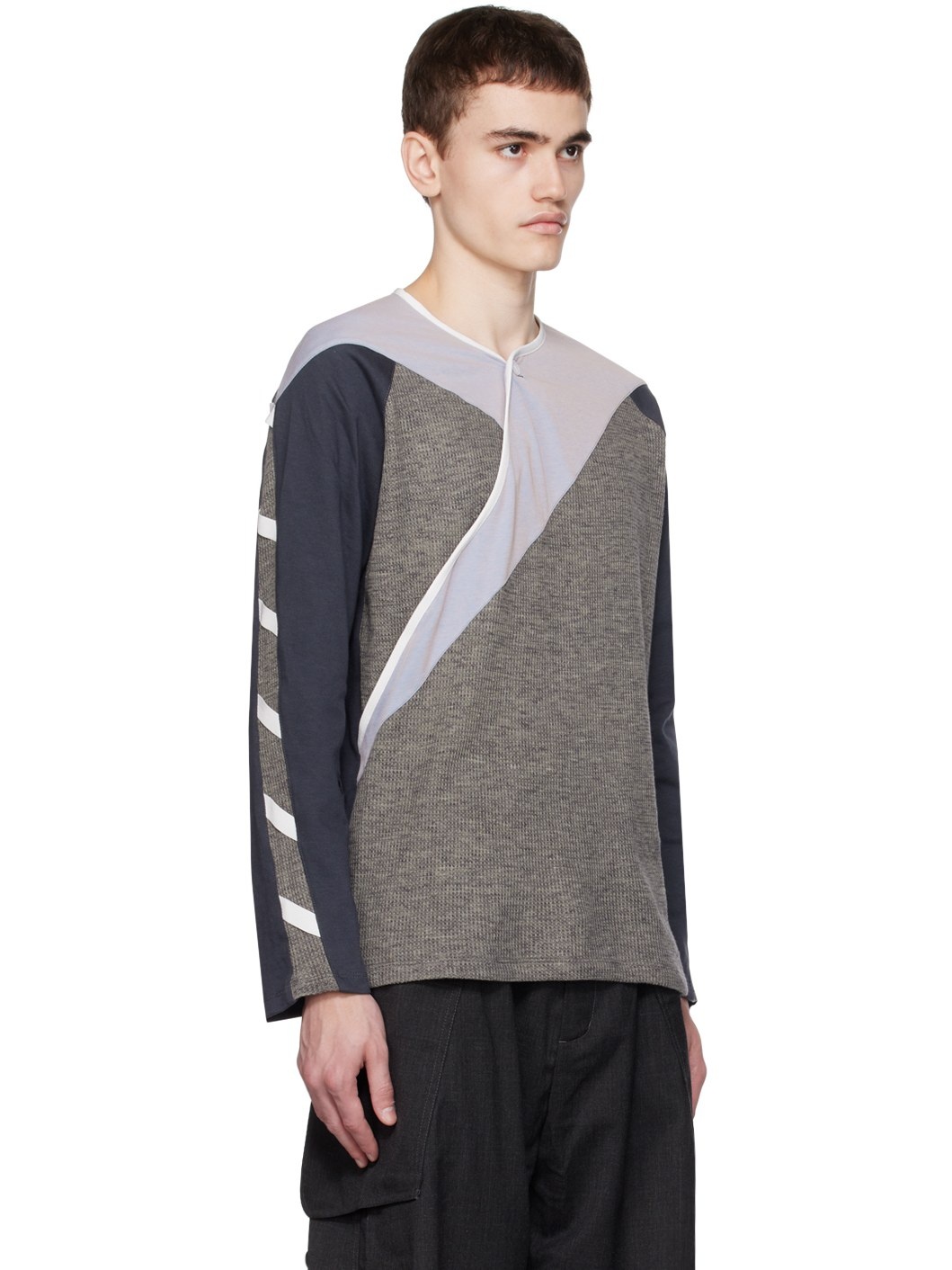 Kiko Kostadinov KIKO KOSTADINOV REMUS TOP JERSEY ASH GREY