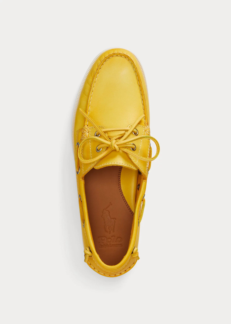 Merton Dip-Dyed Leather Boat Shoe 4