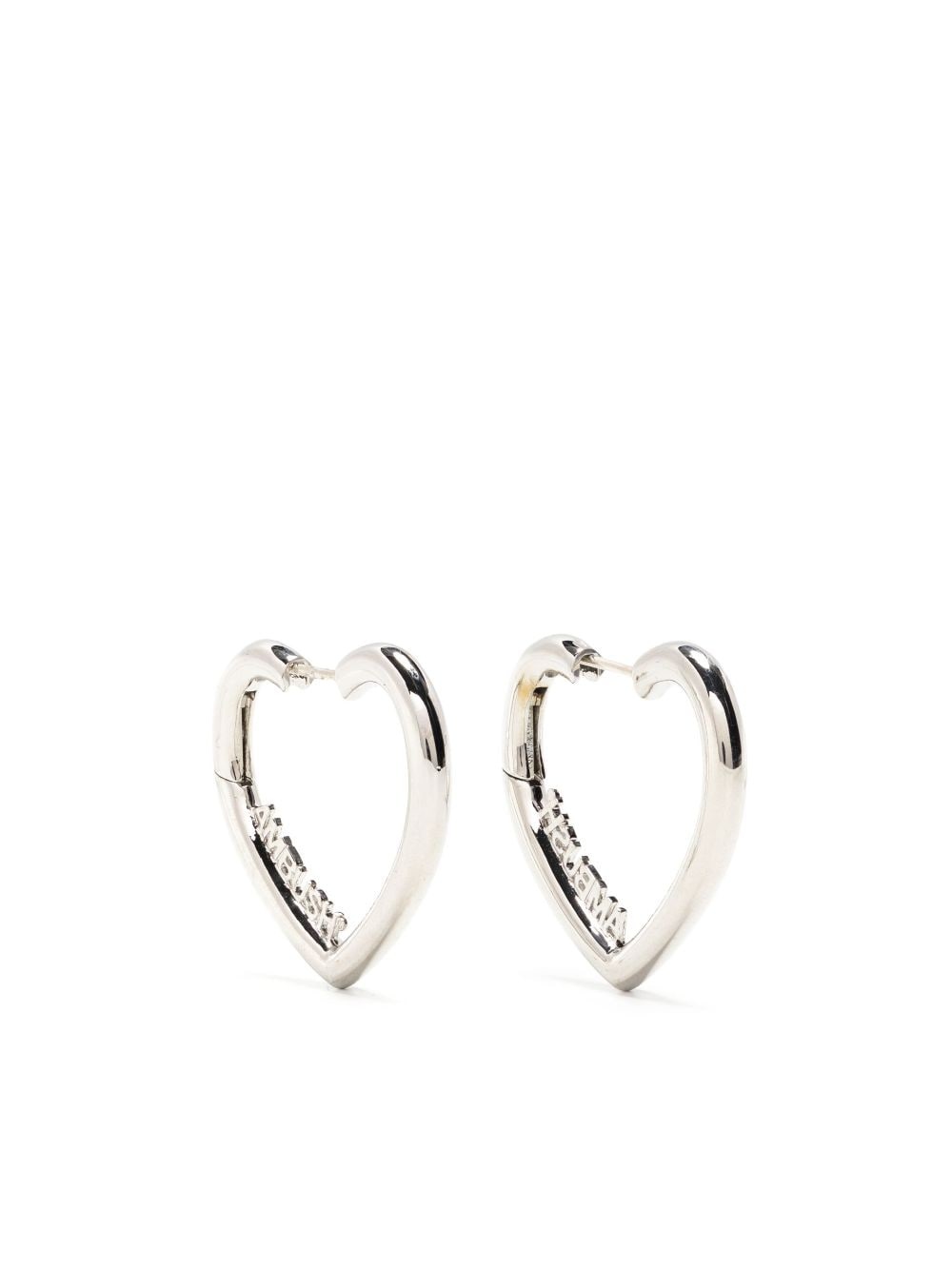 Mini Heart hoop earrings - 1