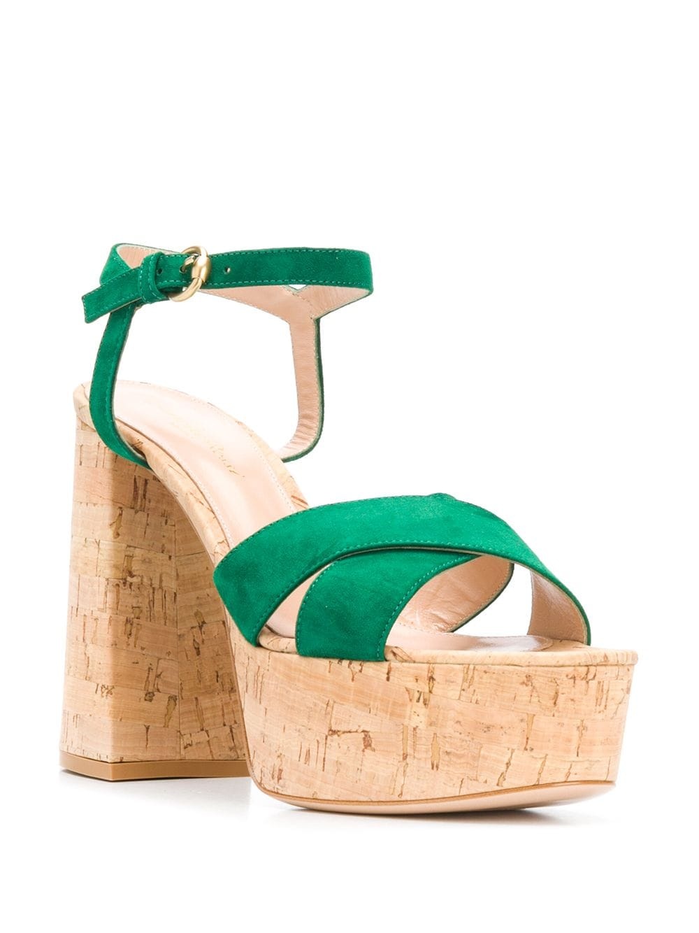 platform open-toe sandals - 2