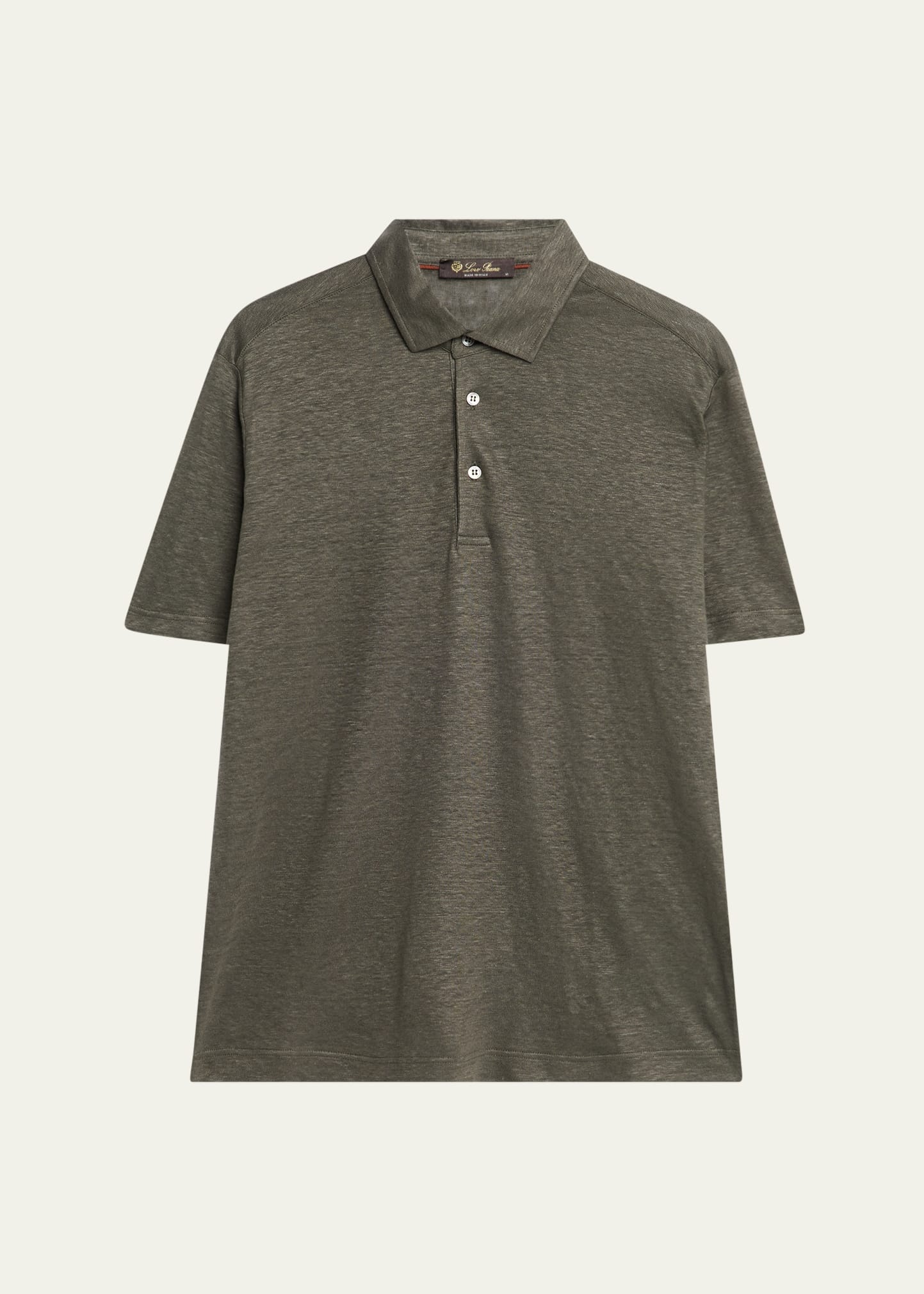 Men's Linen Jersey Dublon Polo Shirt - 1