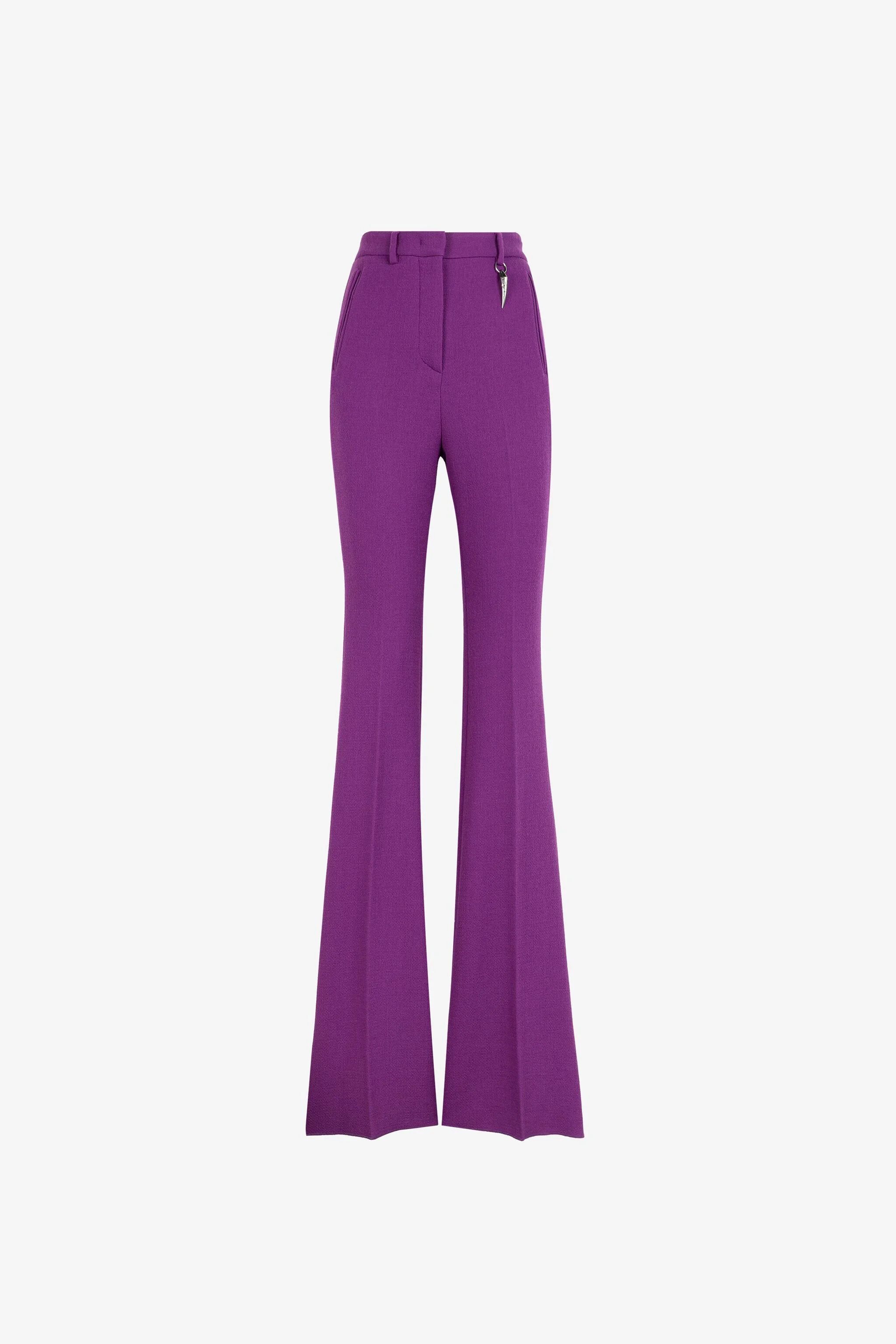 Tailored trousers with fangs - 1