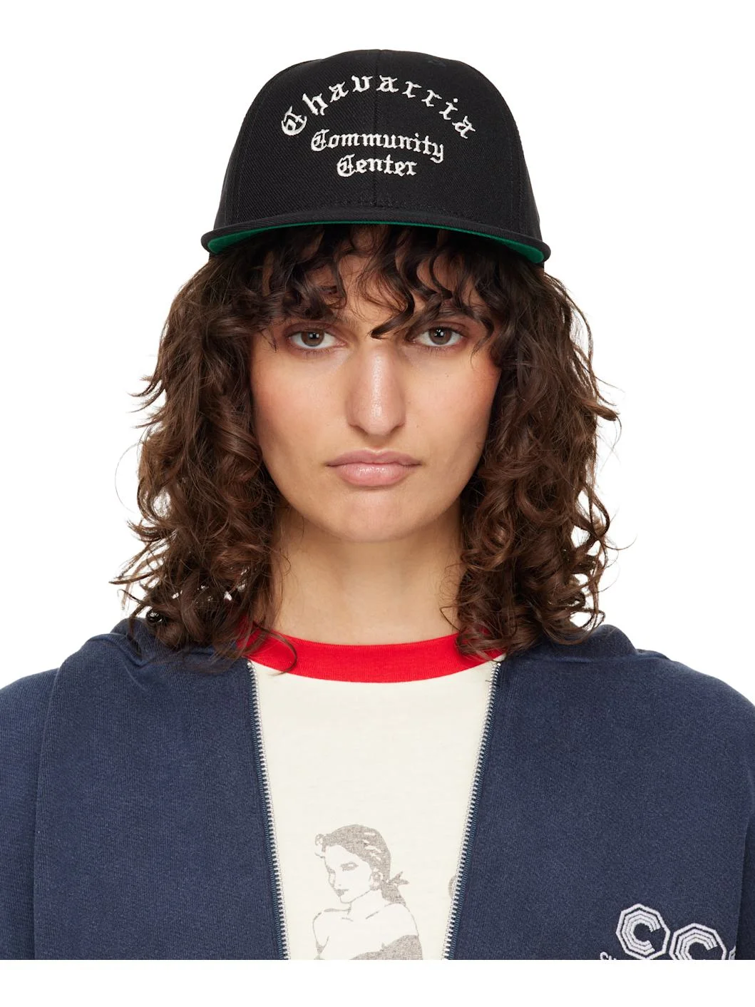 Black 'Chavarria Community Center' Cap - 1