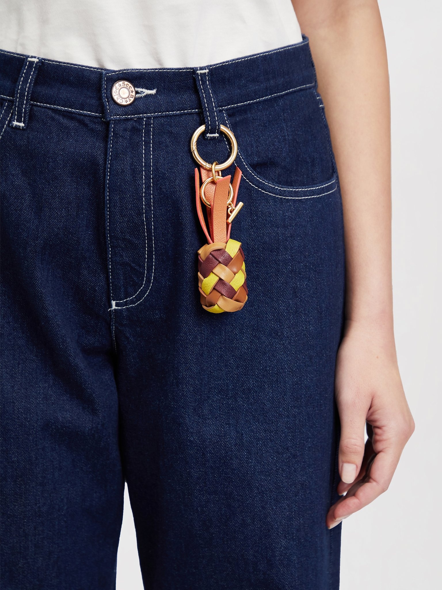 WOVEN PINEAPPLE KEY CHAIN - 2