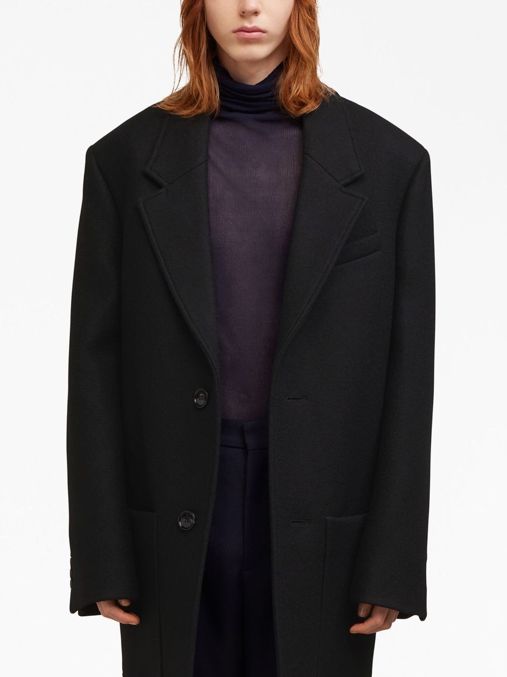 single-breasted coat - 5
