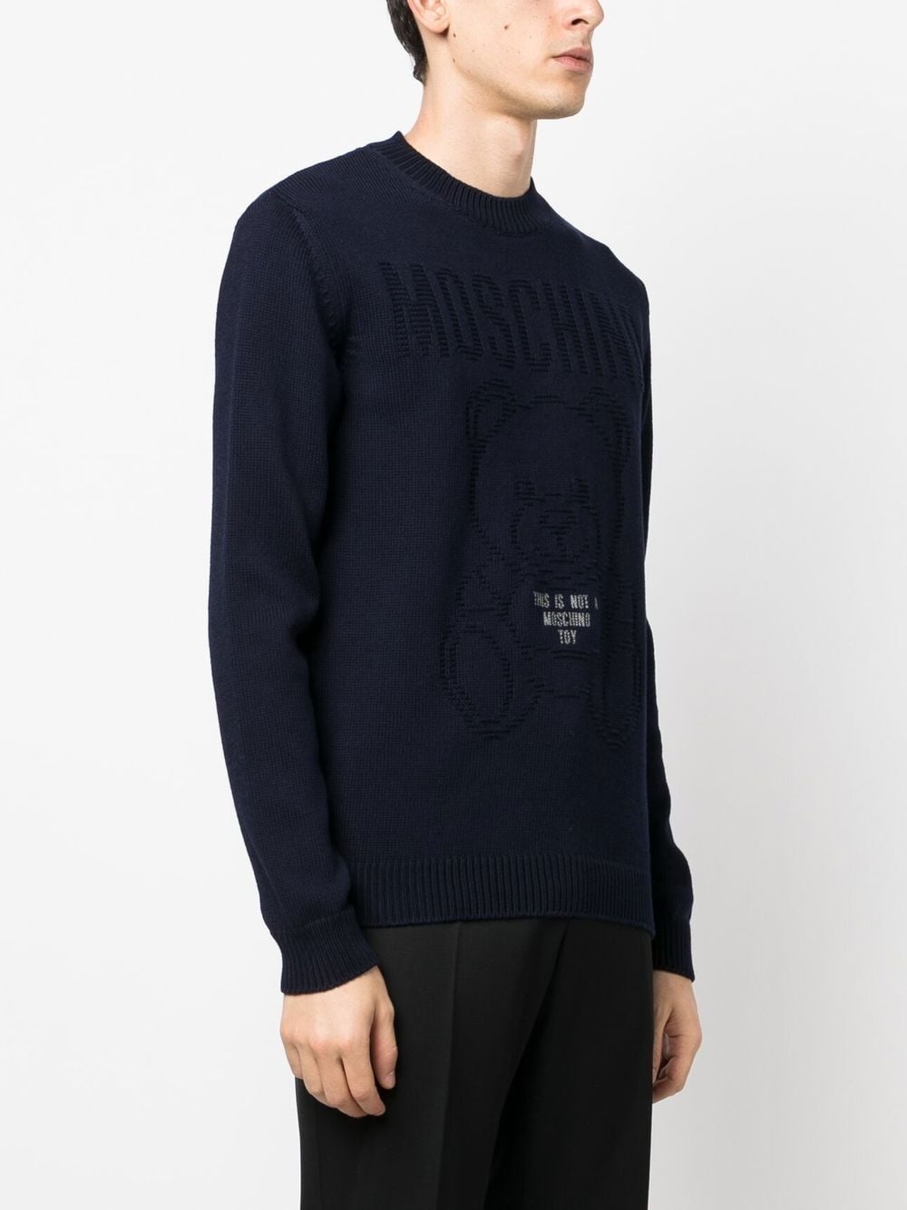 Teddy logo-print sweatshirt - 3