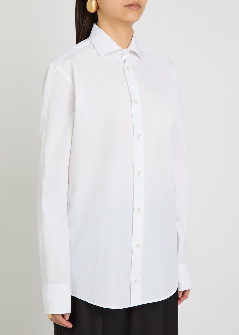 BETTTER Bettter Zipped Sleeve Cotton-blend Shirt outlook