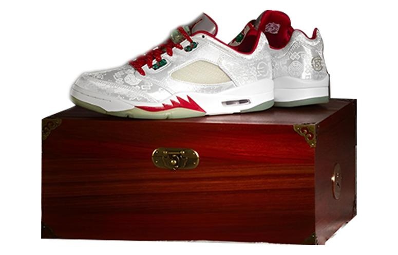 Air Jordan 5 Low x CLOT 'White Silk'  1551183 - 3
