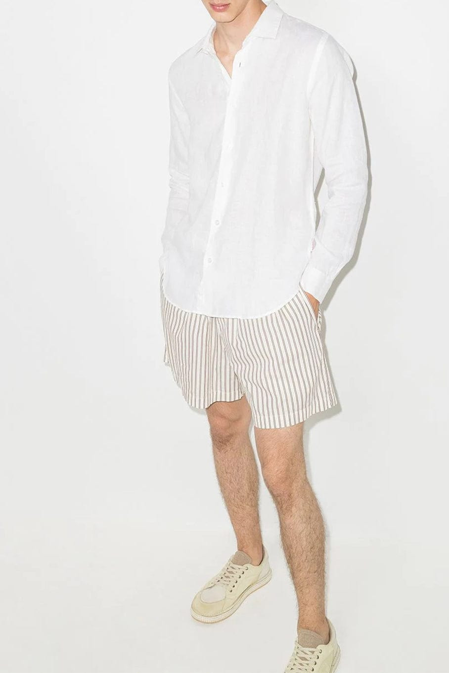 Tailored-Fit Linen Giles Shirt - 2
