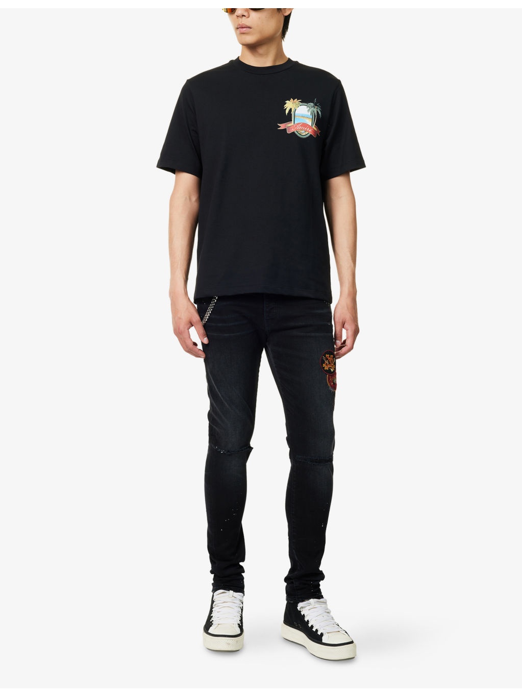 Paradise Graphic-Print Cotton-Jersey T-shirt - 2