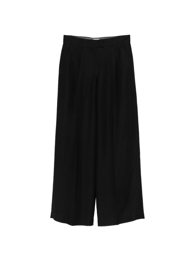 pleated palazzo pants 1