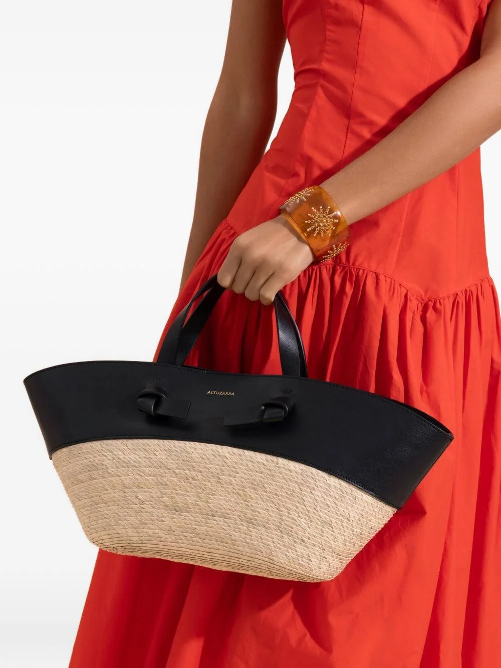 knot basket tote bag - 1