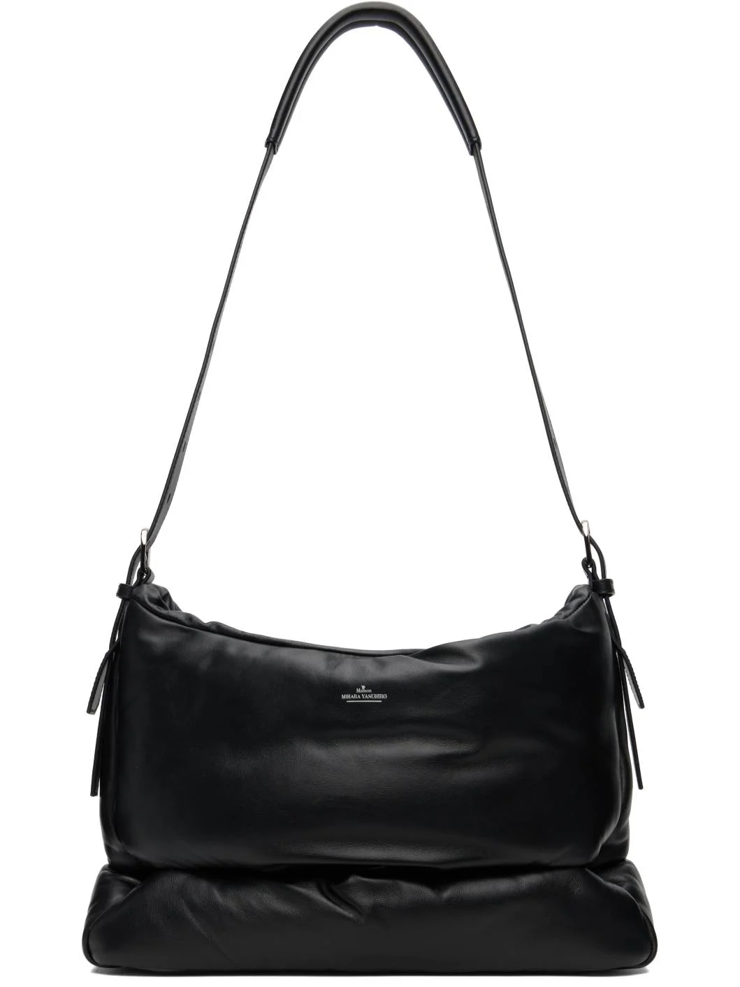 Black 'Pucker' Puffer Tote - 1